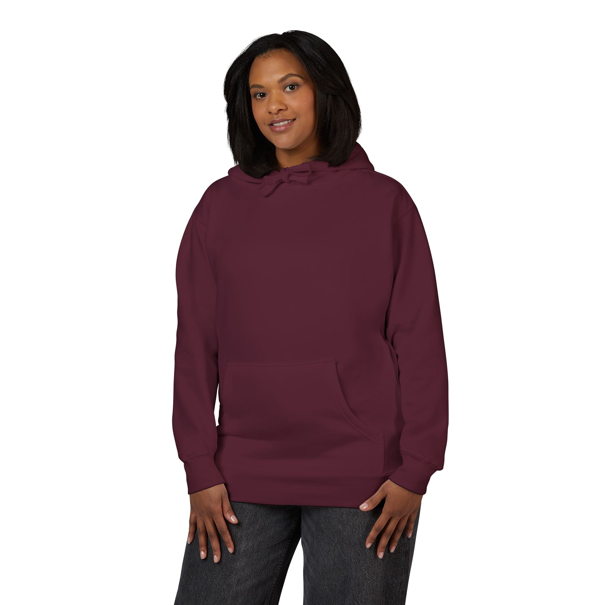 White Fleece Hoodie – Minimal Classic Pullover Hooded Sweatshirt