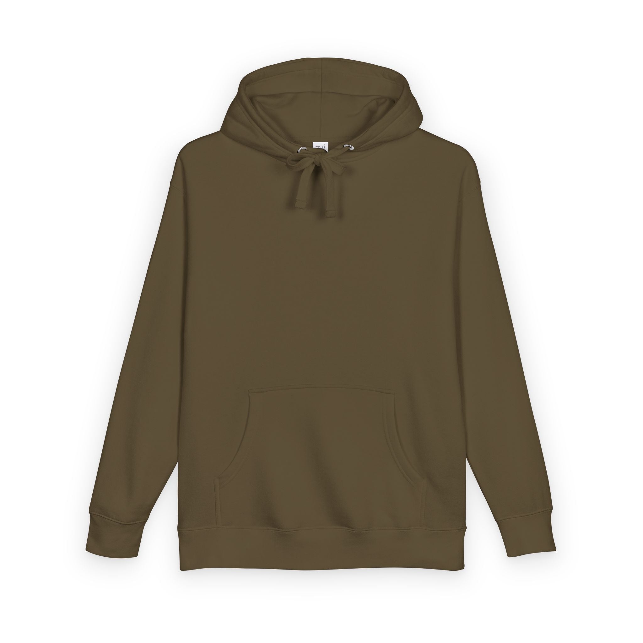 White Fleece Hoodie – Minimal Classic Pullover Hooded Sweatshirt