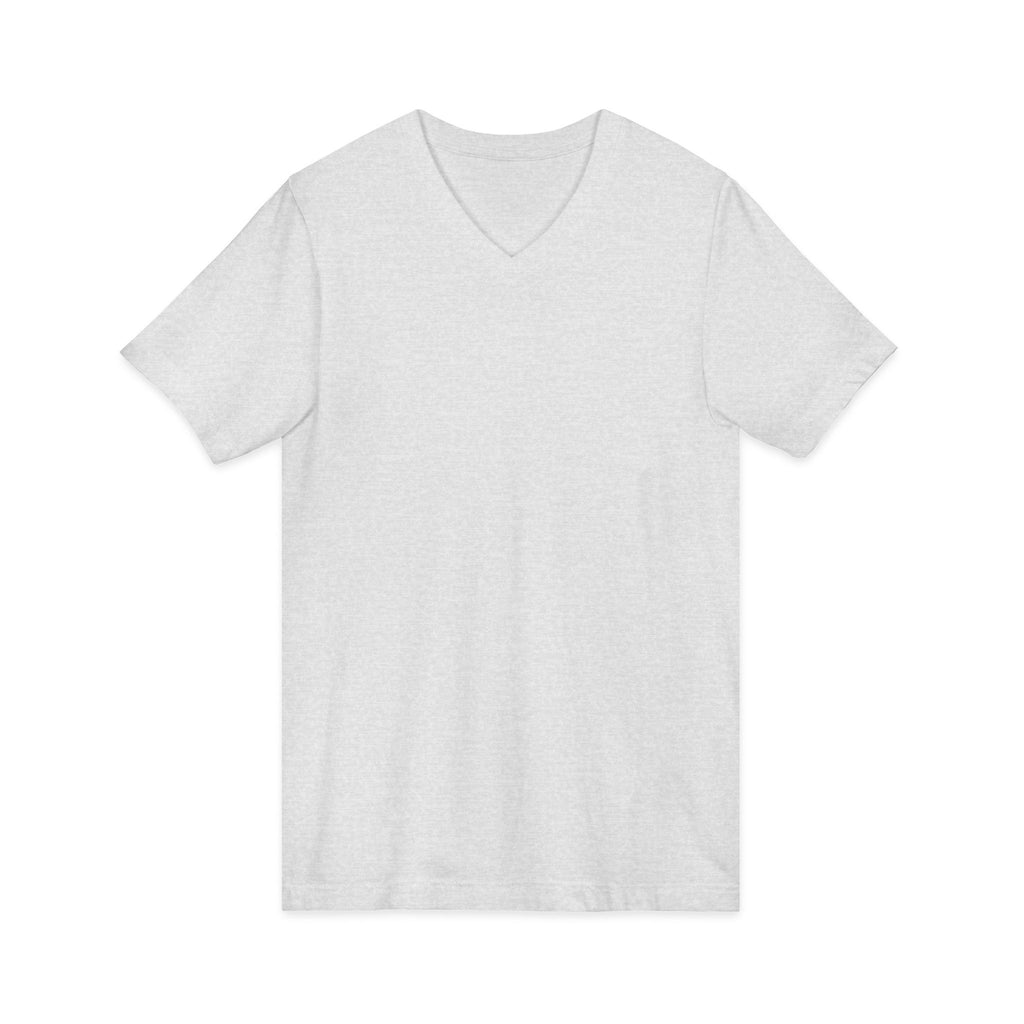 V-Neck Jersey Tee — Classic White Short Sleeve T-Shirt