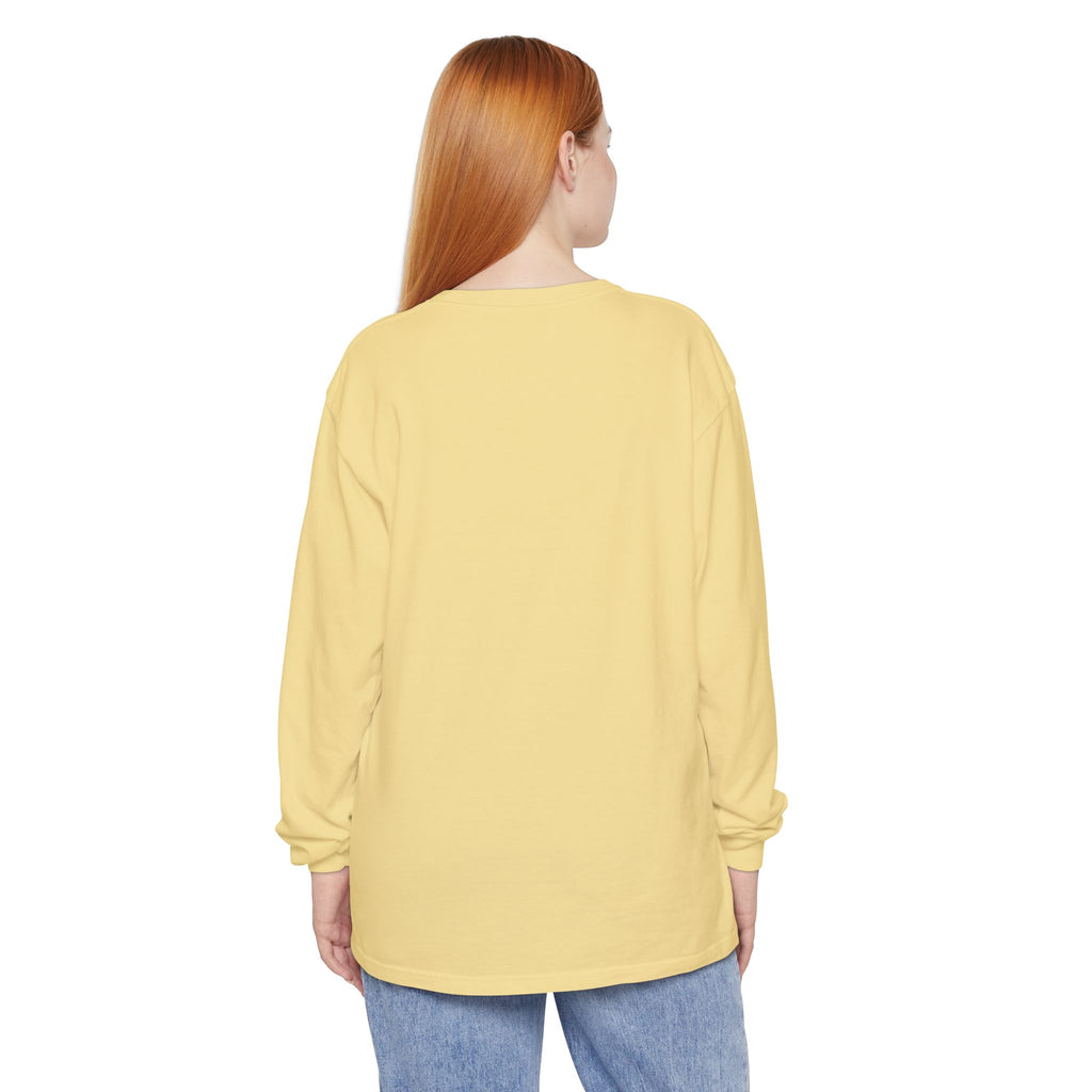 Long Sleeve T-Shirt — Classic White Garment-Dyed Tee