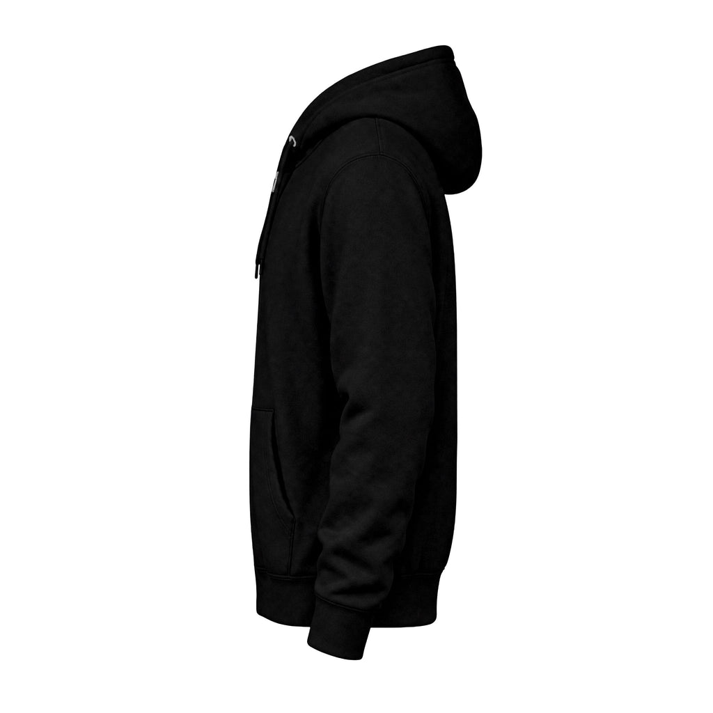 Classic White Zip Hoodie - Plain Full-Zip Hooded Sweatshirt