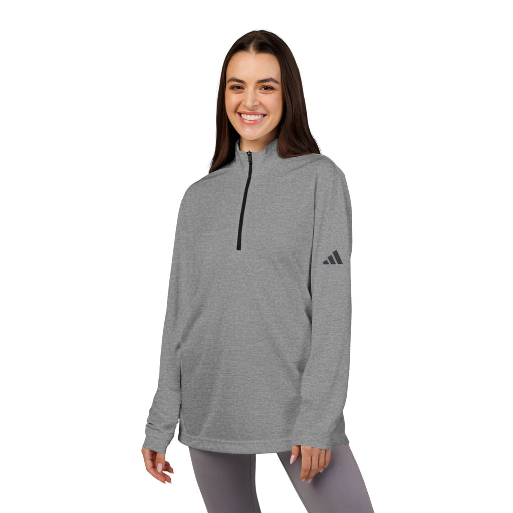 Adidas Quarter-Zip Pullover – Embroidered Performance Top