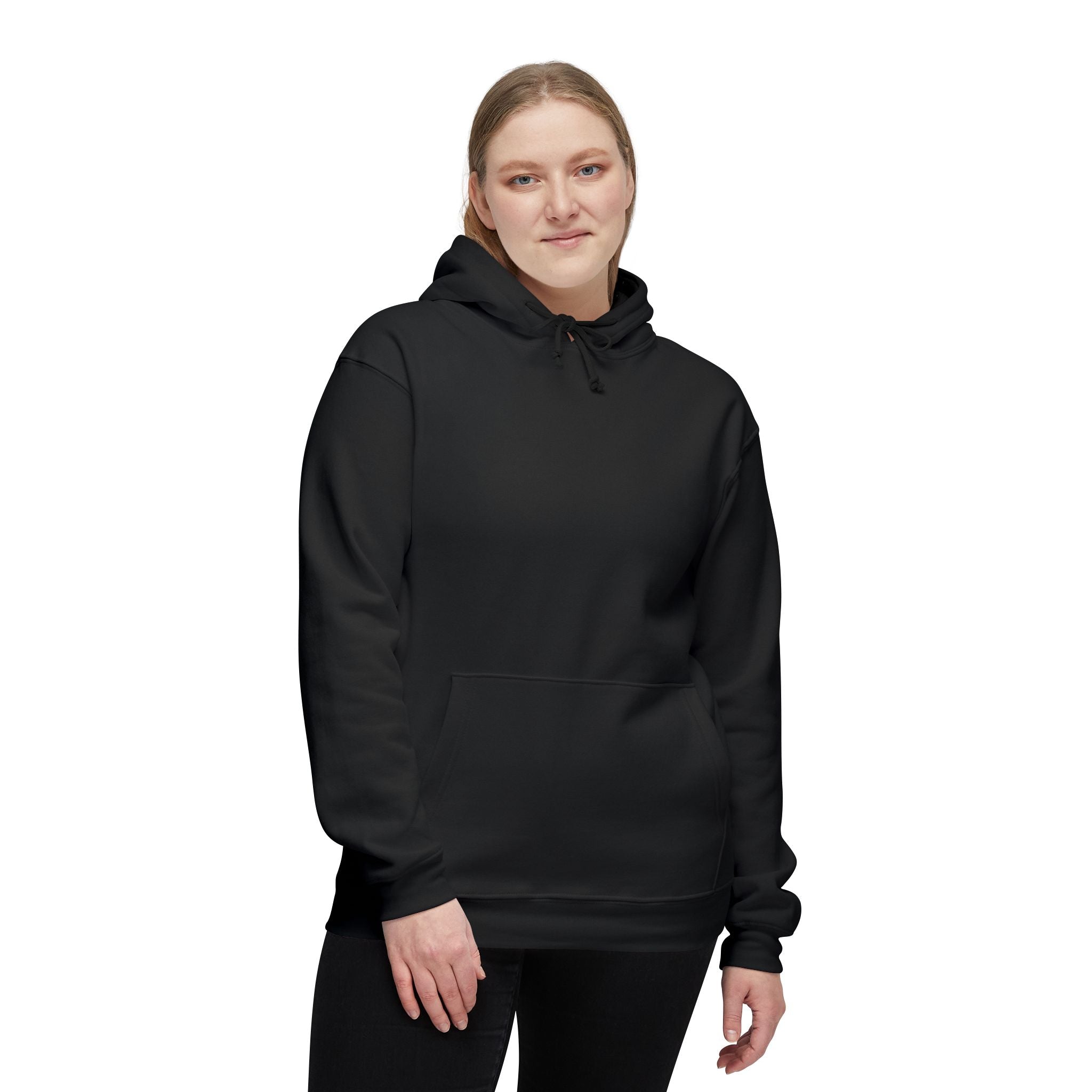 Classic White Hoodie — Made in USA Unisex Hooded Sweatshirt