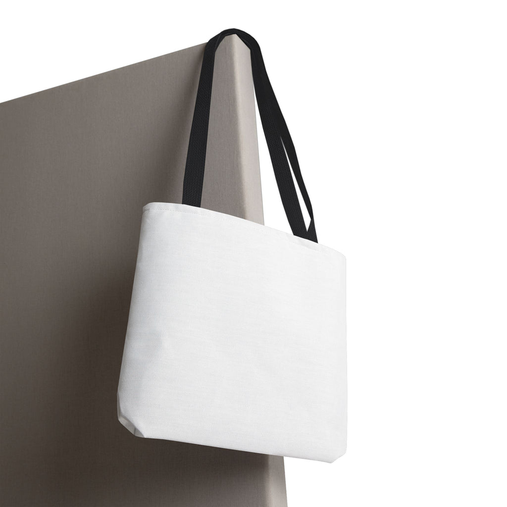 Custom All-Over Print Tote Bag — Blank White Canvas Shoulder Tote