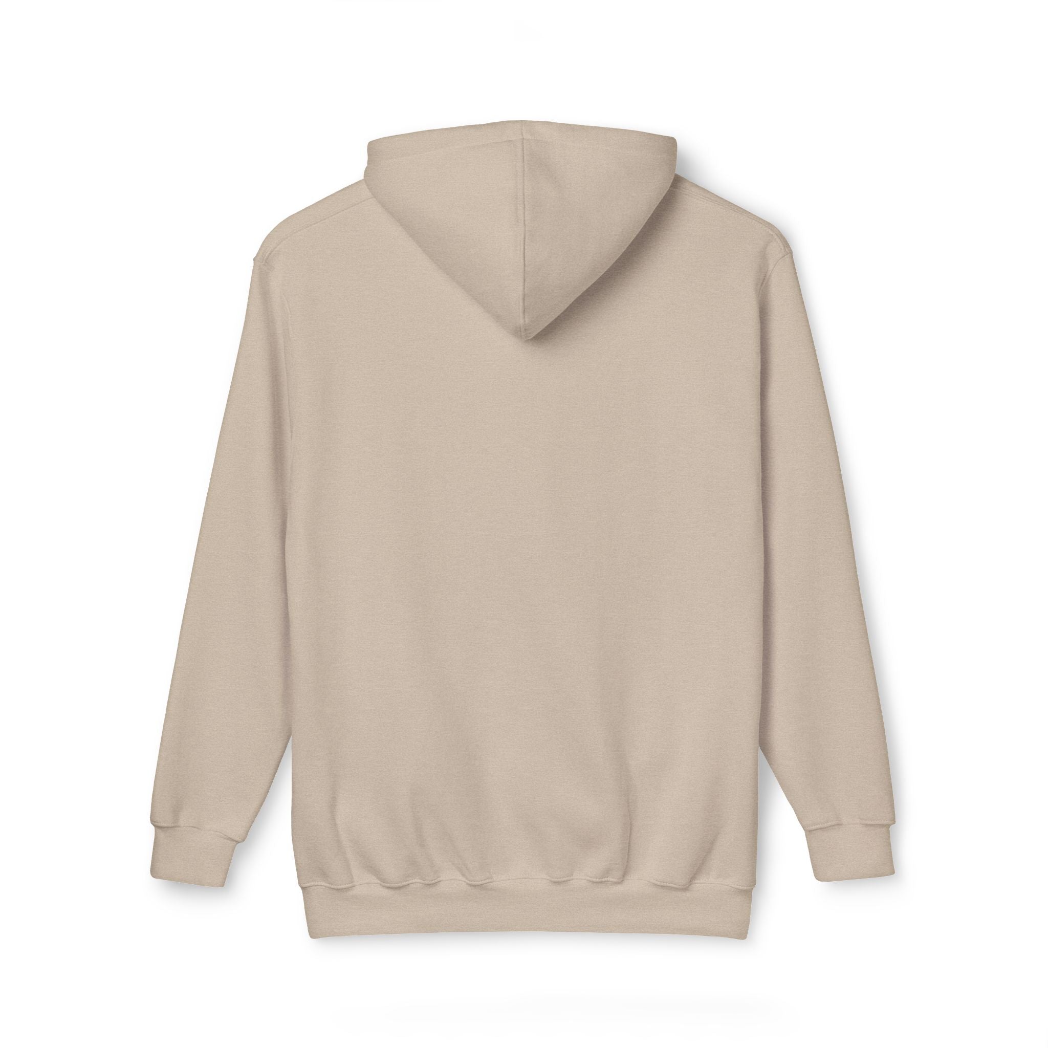 Classic White Hoodie — Made in USA Unisex Hooded Sweatshirt