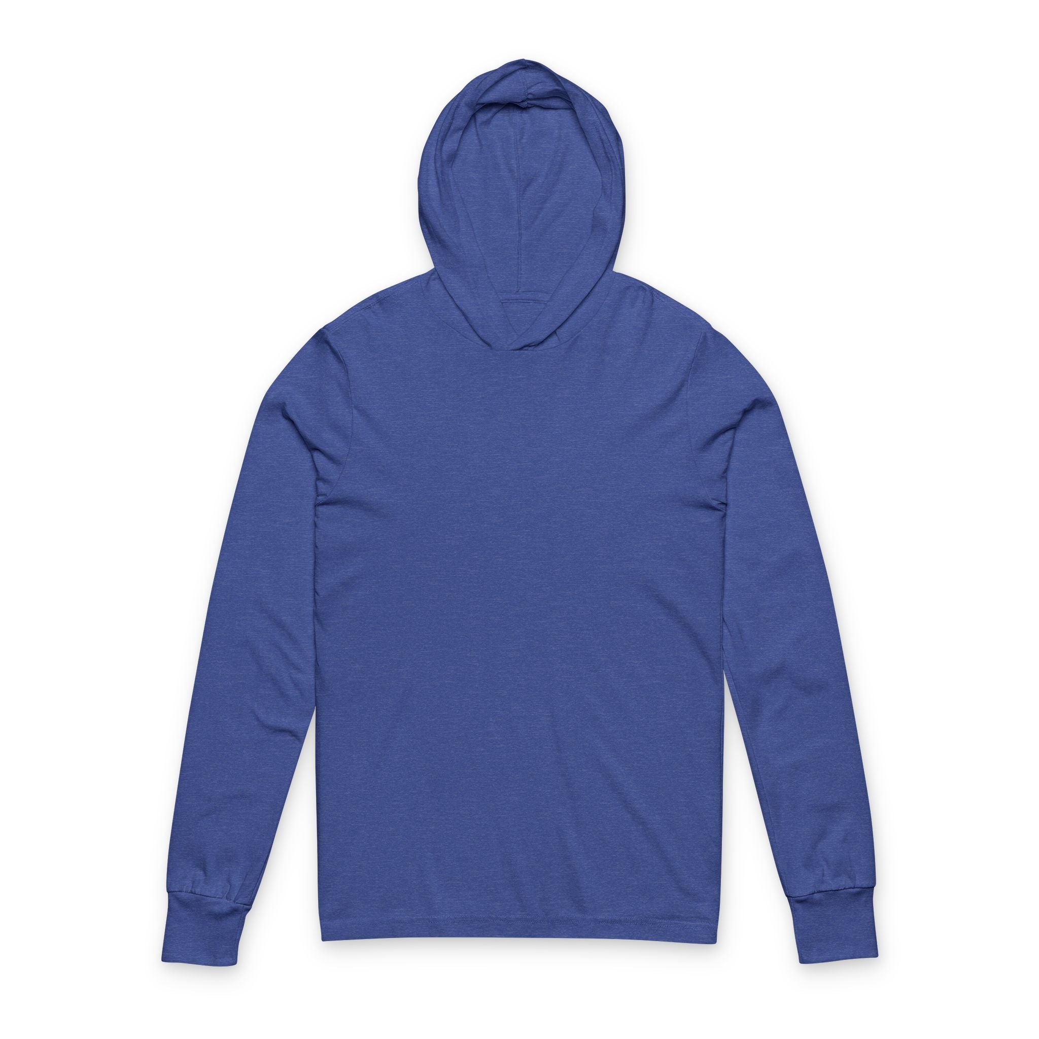 Hooded Long Sleeve Tee — Lightweight White Hooded Tee