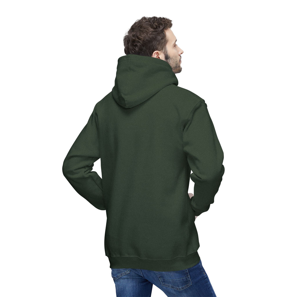 Classic White Hoodie — Made in USA Unisex Hooded Sweatshirt