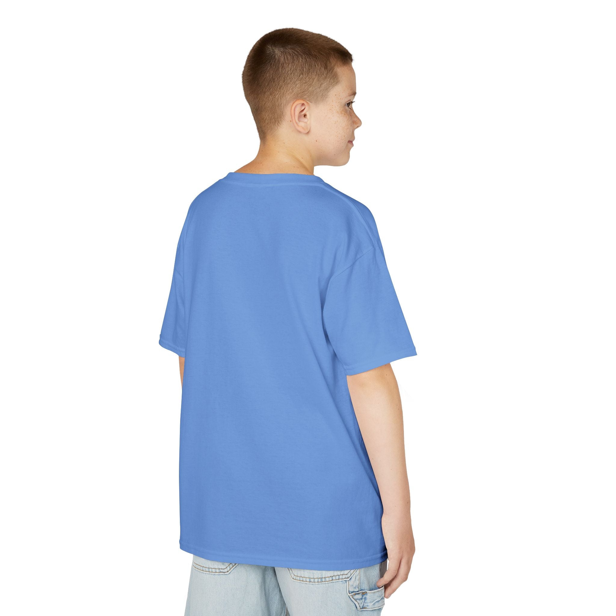 Kids T-Shirt — Plain White Heavy Cotton Tee for Boys & Girls