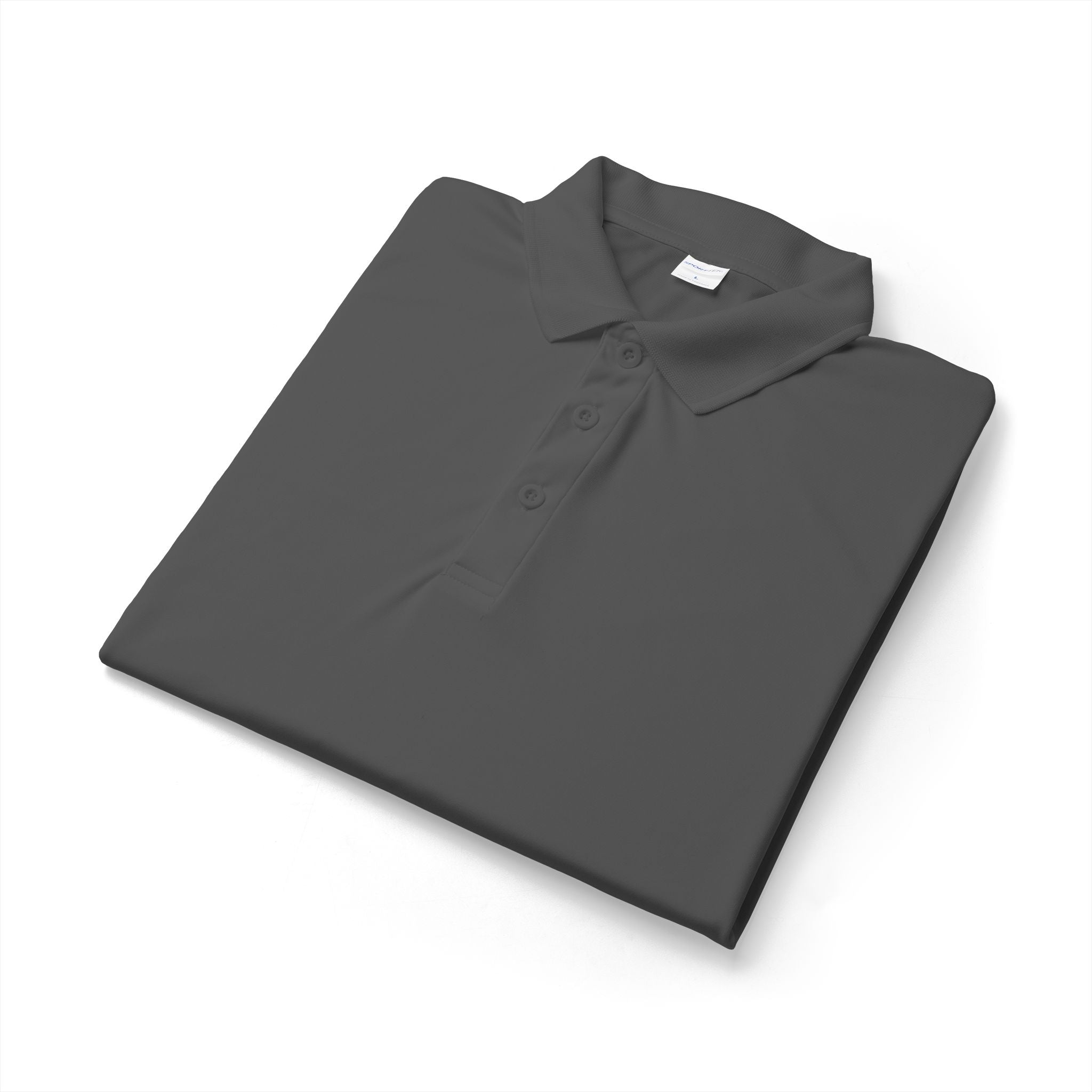 Men's White Performance Polo Shirt - Moisture-Wicking Sport-Tek Style