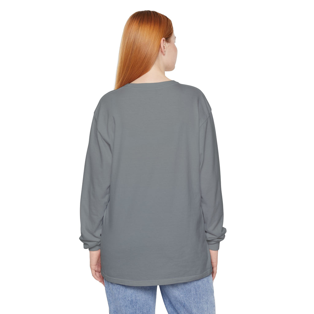 Long Sleeve T-Shirt — Classic White Garment-Dyed Tee