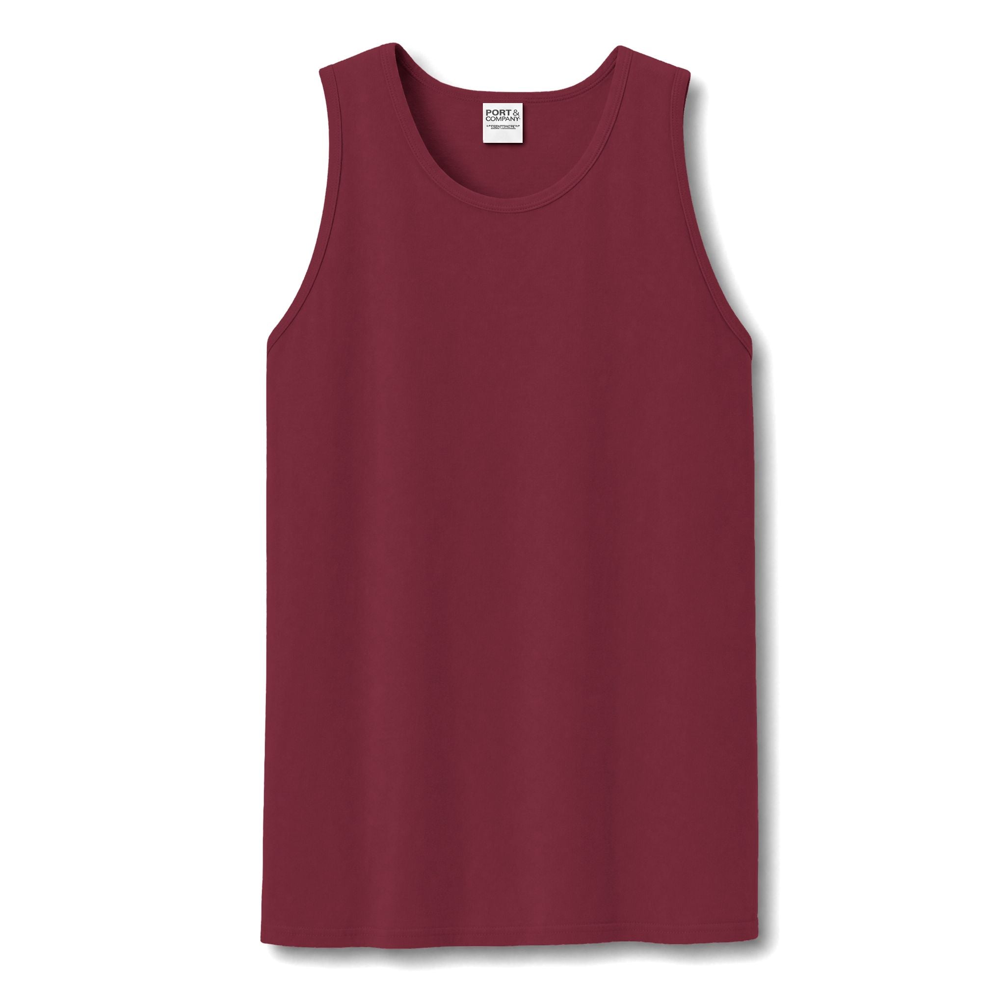Garment-Dyed Tank Top — Washed Vintage Cotton Sleeveless Tee