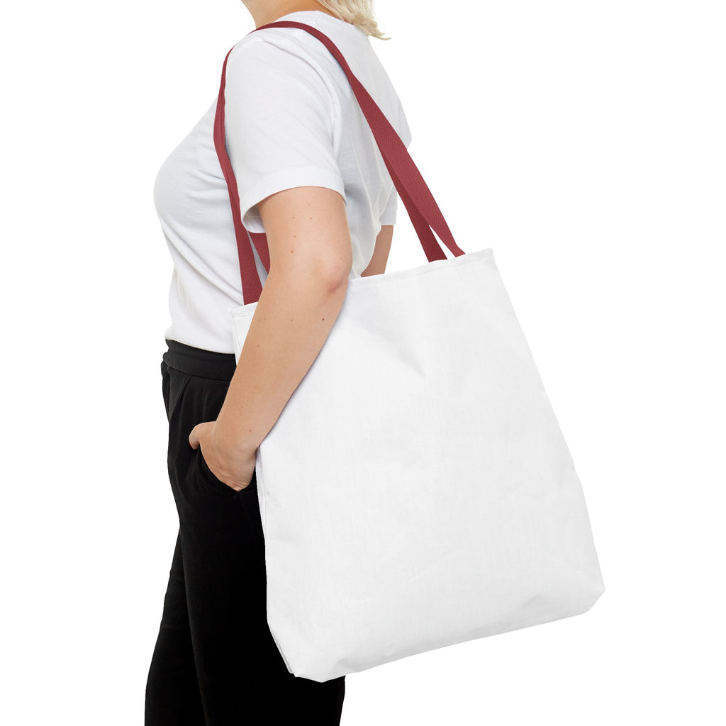 Custom All-Over Print Tote Bag — Blank White Canvas Shoulder Tote