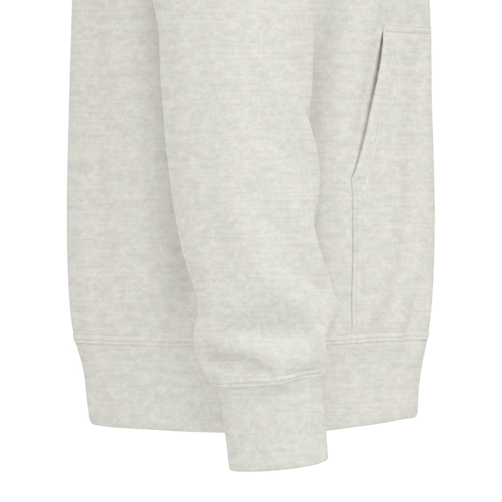 Classic White Zip Hoodie - Plain Full-Zip Hooded Sweatshirt