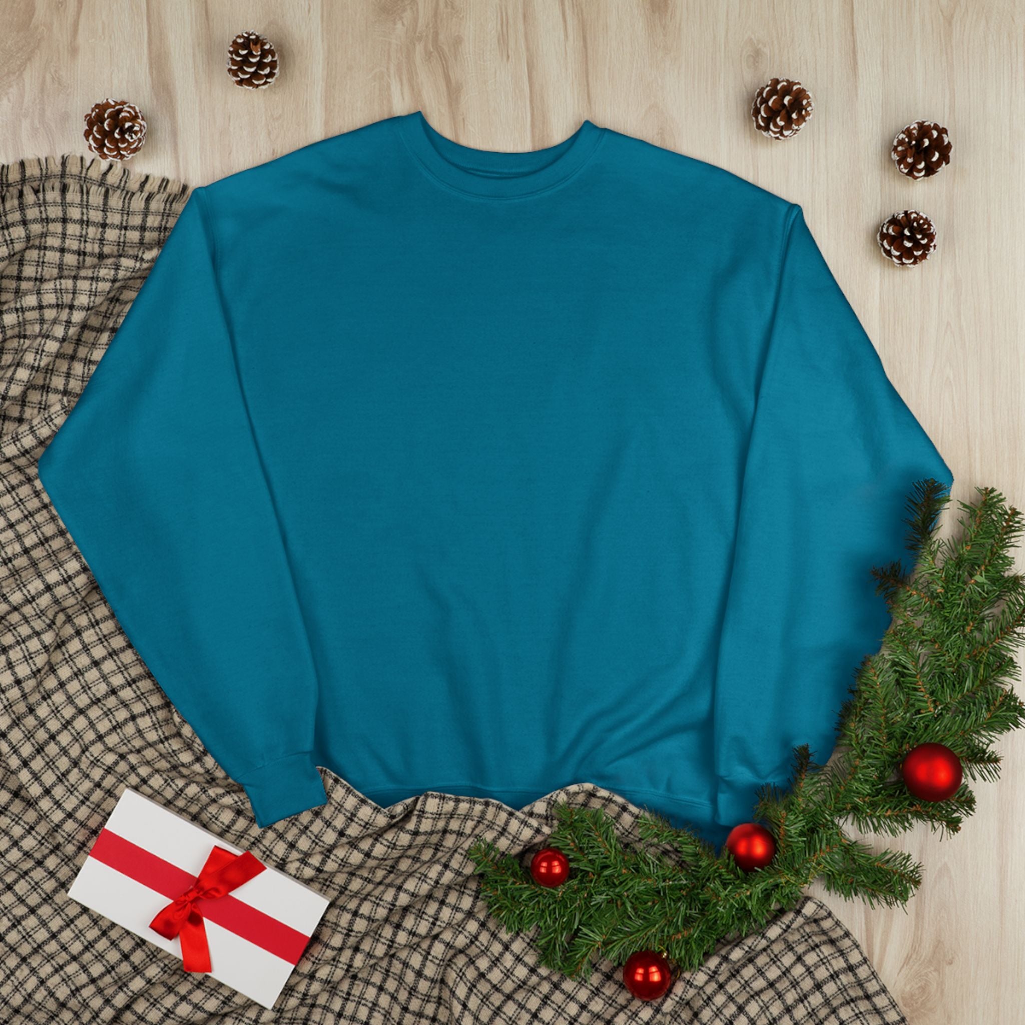 Classic White Crewneck Sweatshirt