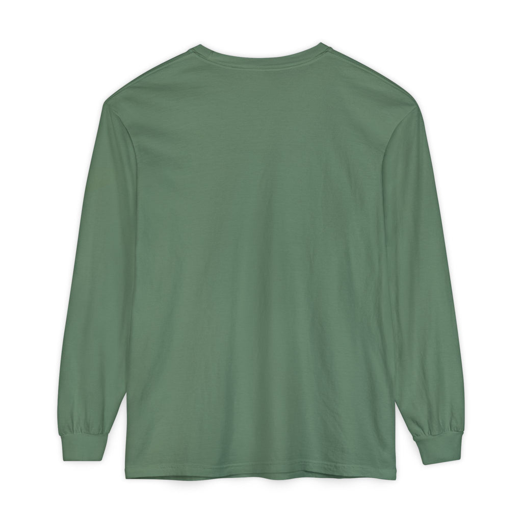 Long Sleeve T-Shirt — Classic White Garment-Dyed Tee