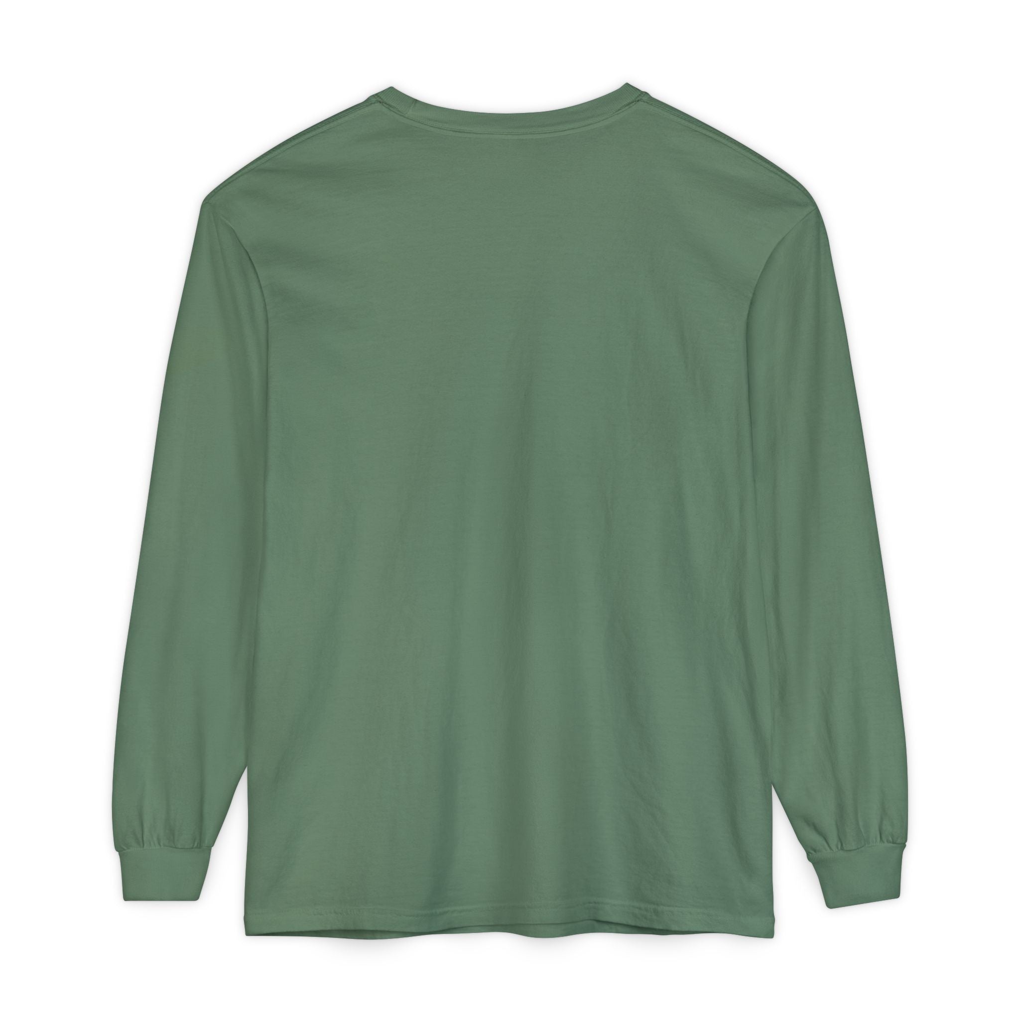 Long Sleeve T-Shirt — Classic White Garment-Dyed Tee