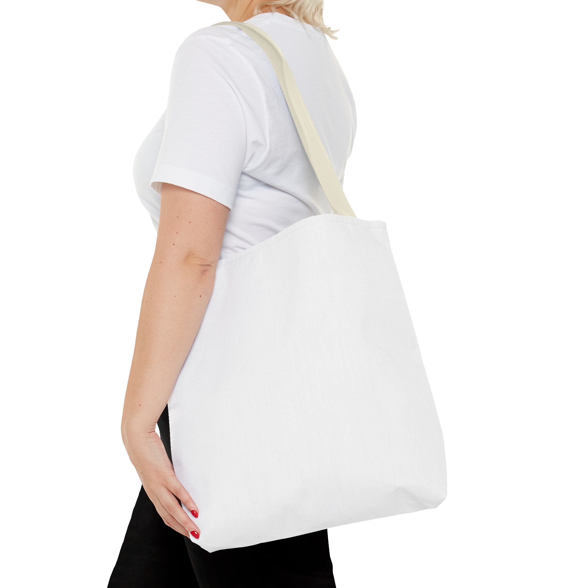 Blank White Tote Bag - Custom All-Over Print Canvas Tote