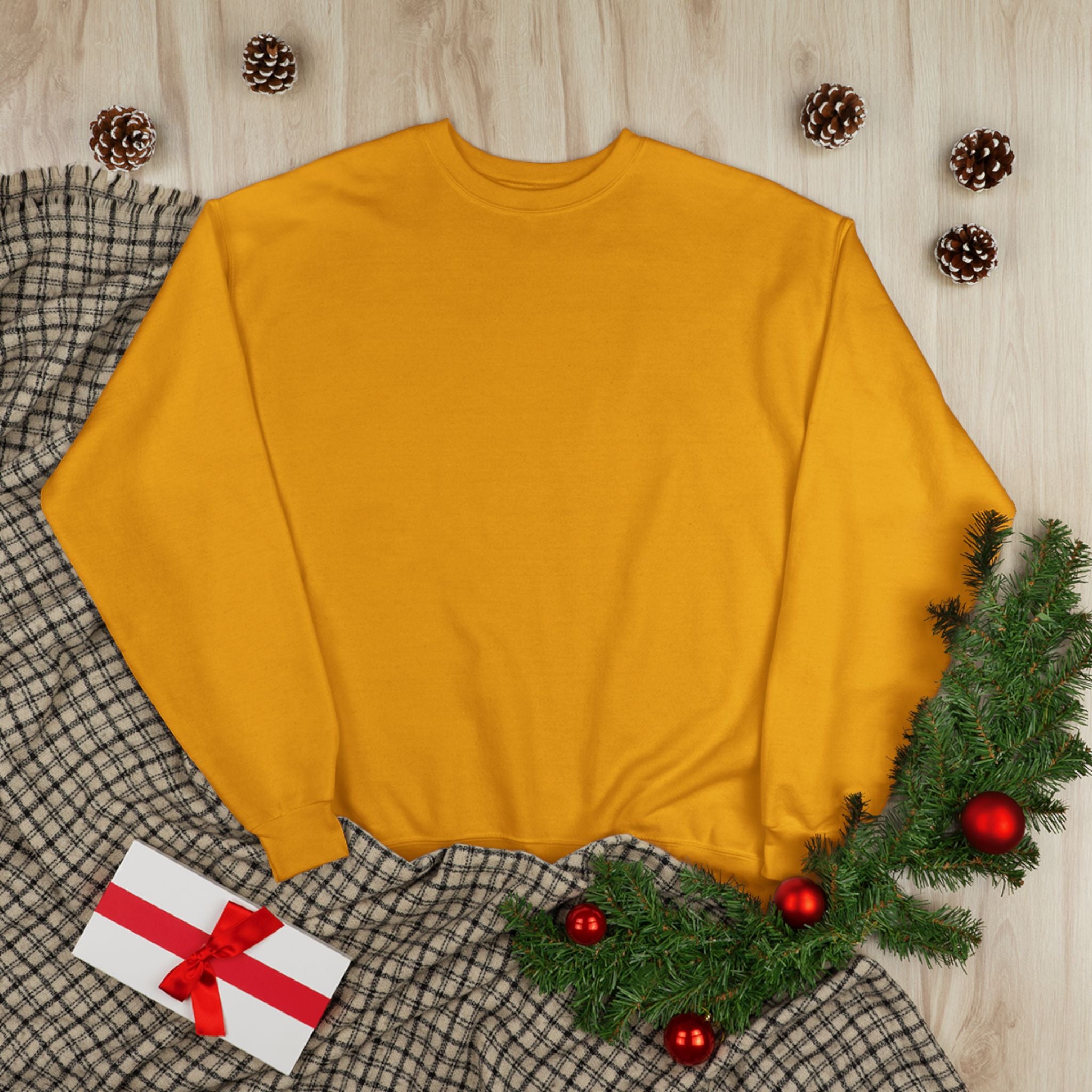 Classic White Crewneck Sweatshirt