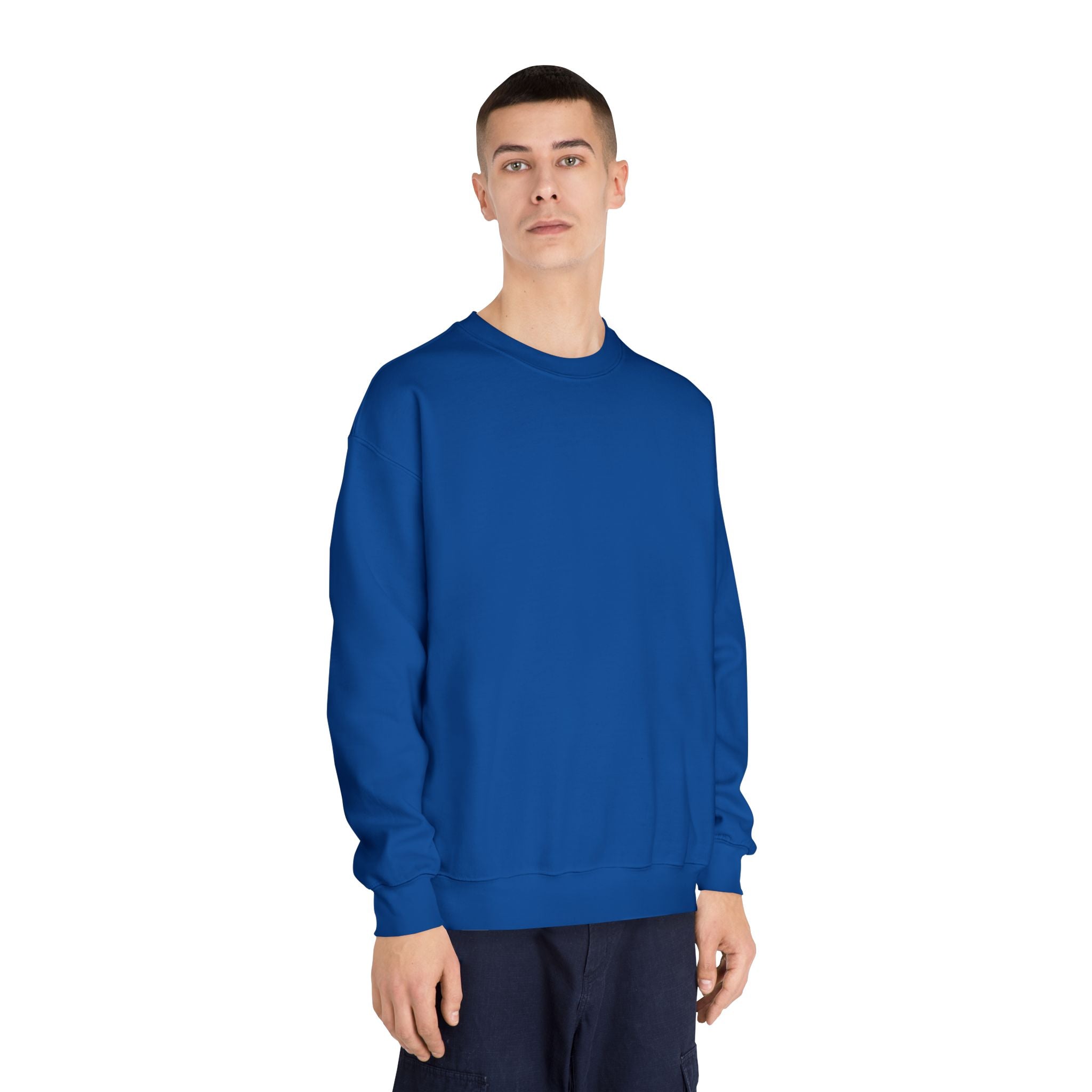 Classic White Crewneck Sweatshirt