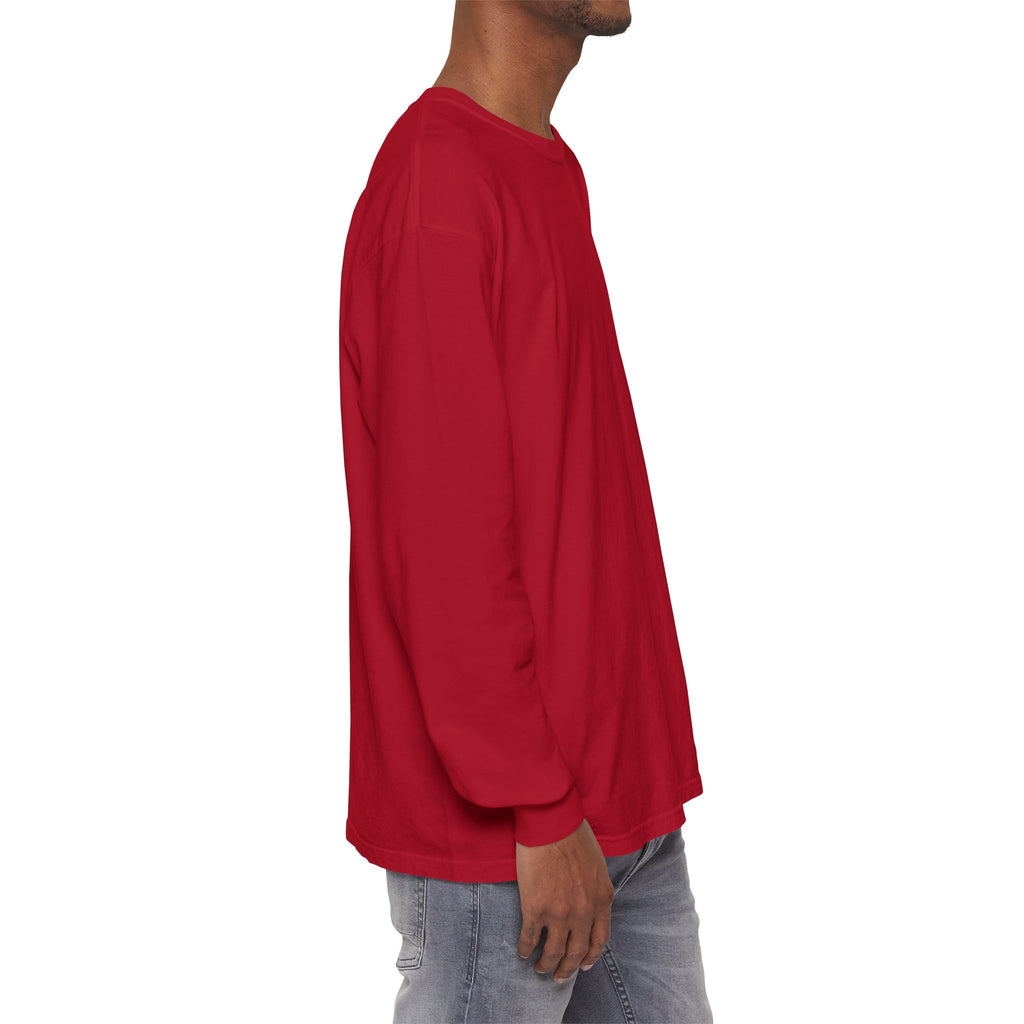 Long Sleeve T-Shirt — Classic White Garment-Dyed Tee