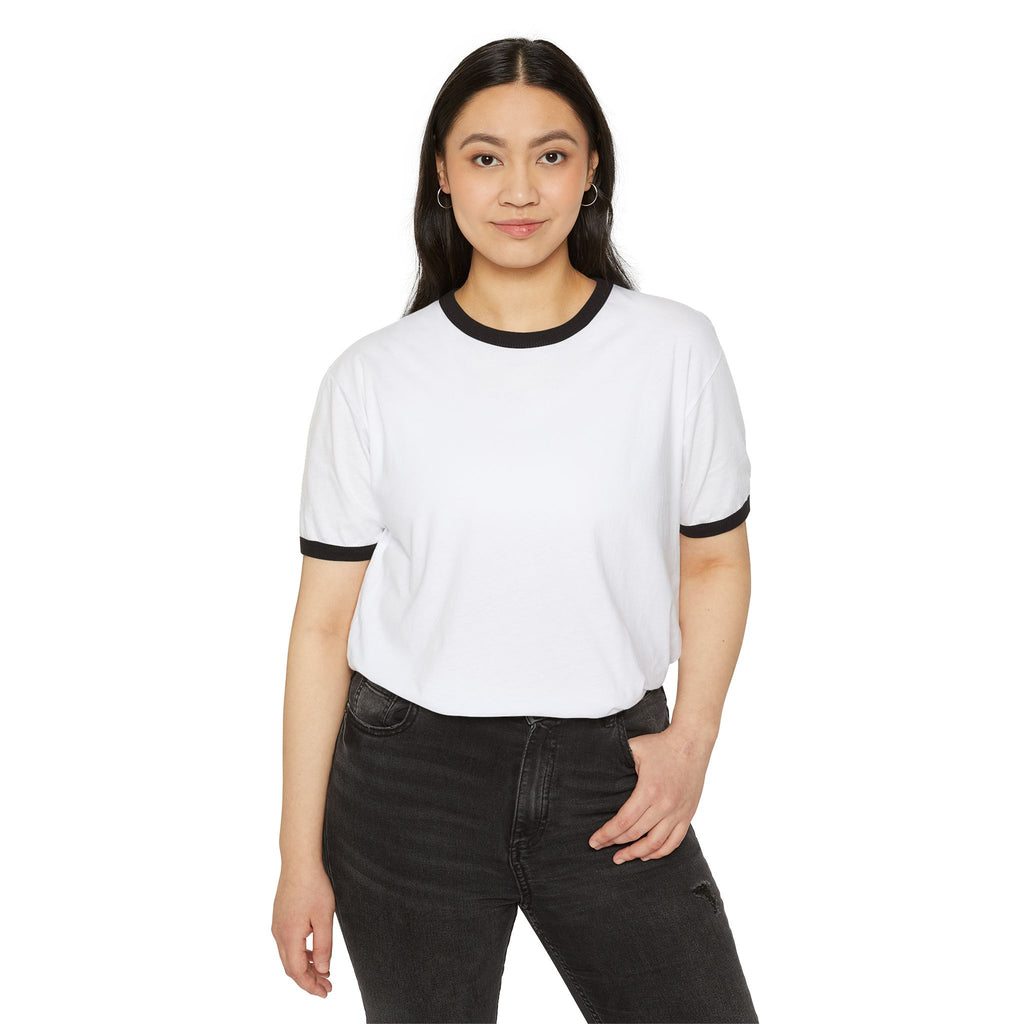 Classic Ringer T-Shirt — Retro Contrast Collar & Sleeve Tee