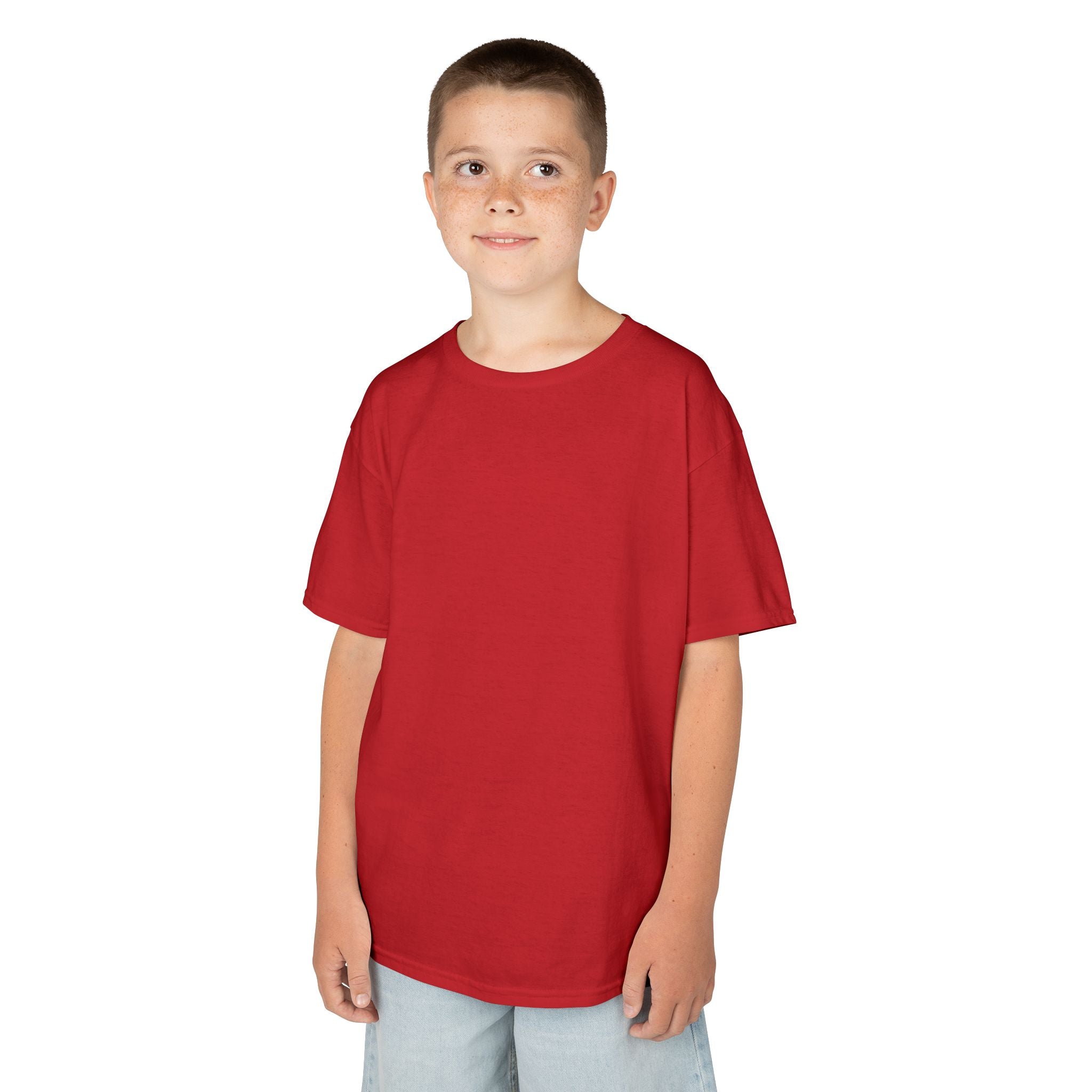 Kids T-Shirt — Plain White Heavy Cotton Tee for Boys & Girls
