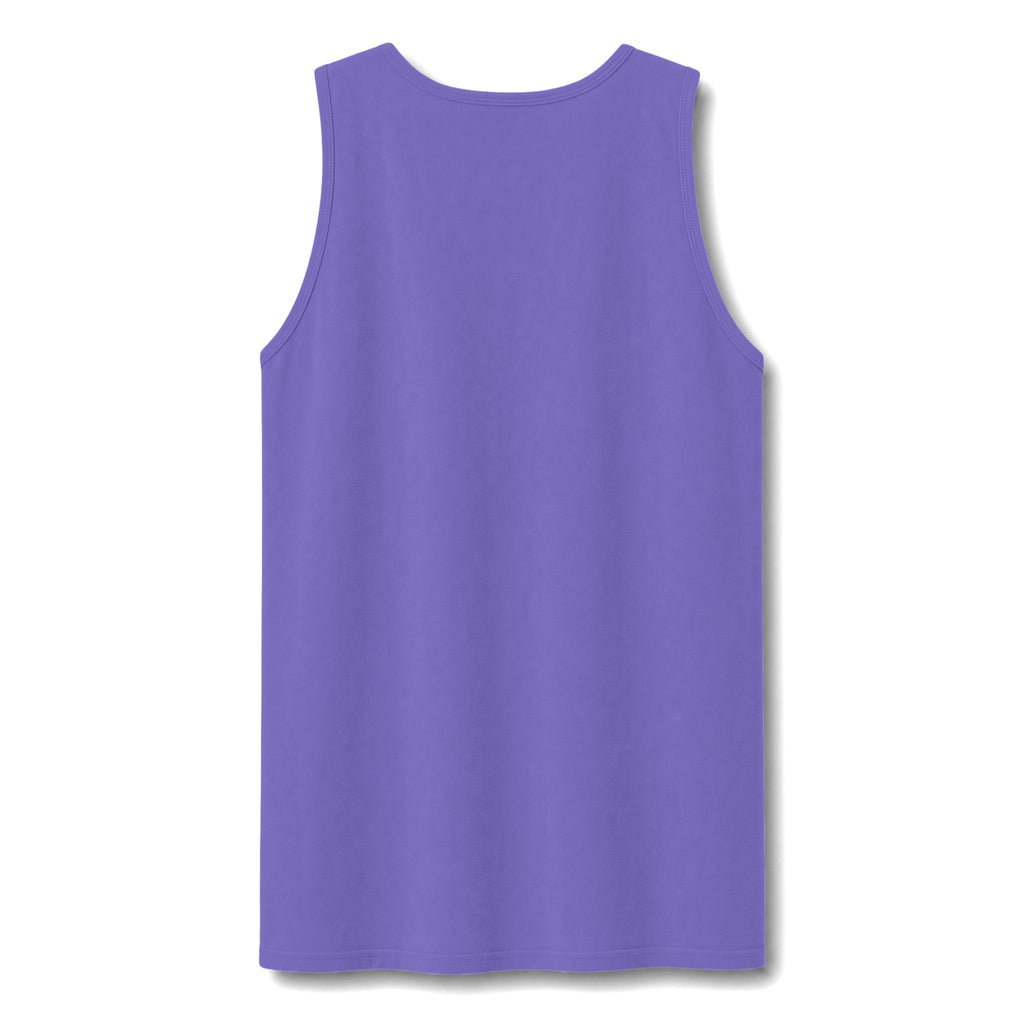 Garment-Dyed Tank Top — Washed Vintage Cotton Sleeveless Tee