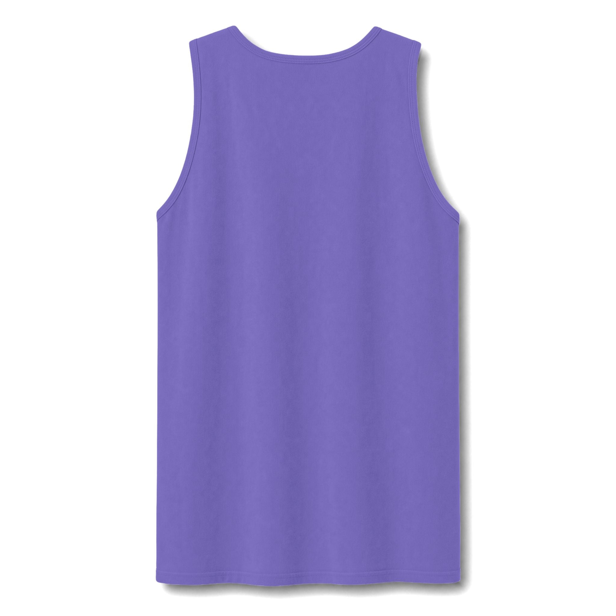 Garment-Dyed Tank Top — Washed Vintage Cotton Sleeveless Tee