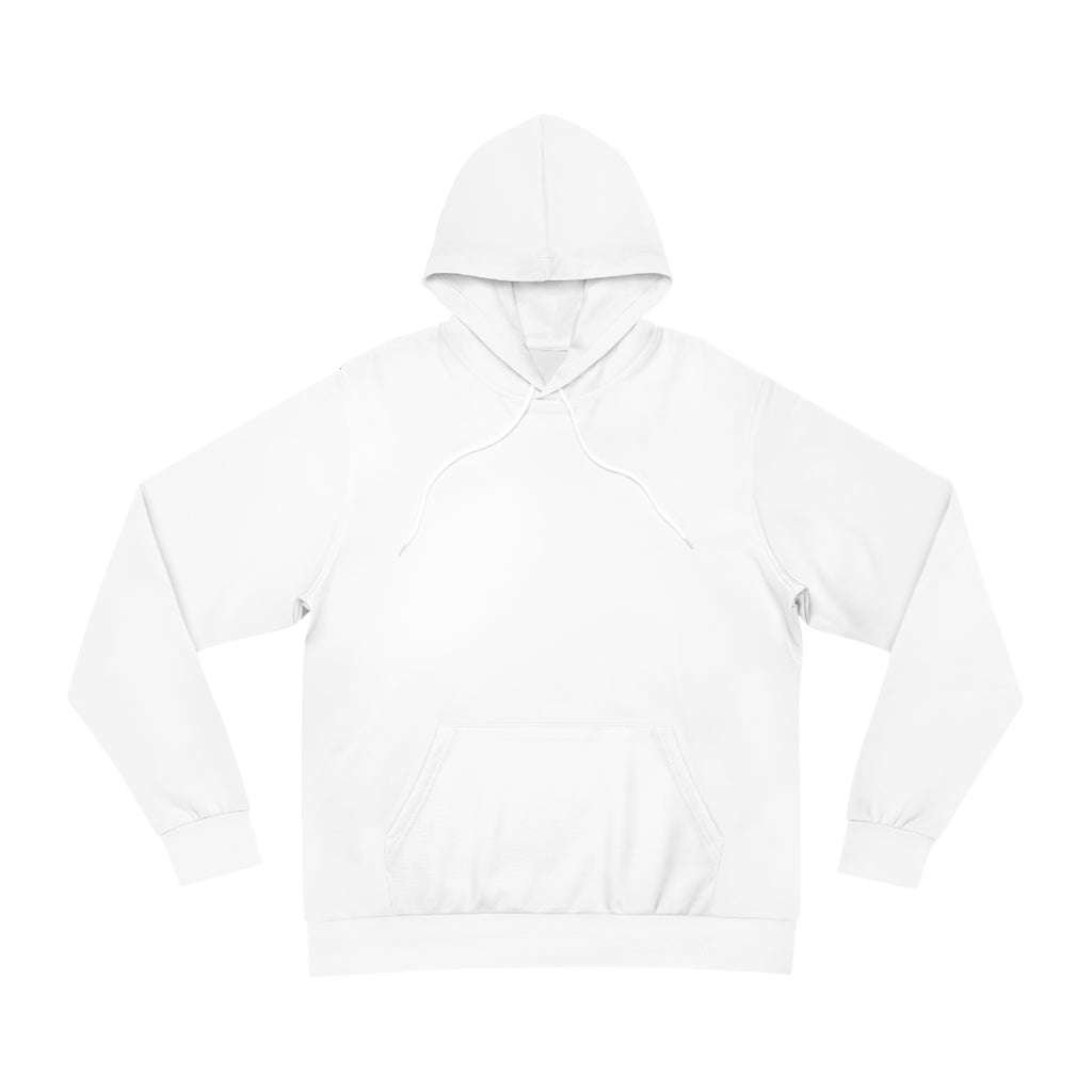 All-Over Print Fashion Hoodie – Customizable Blank White Streetwear Pullover