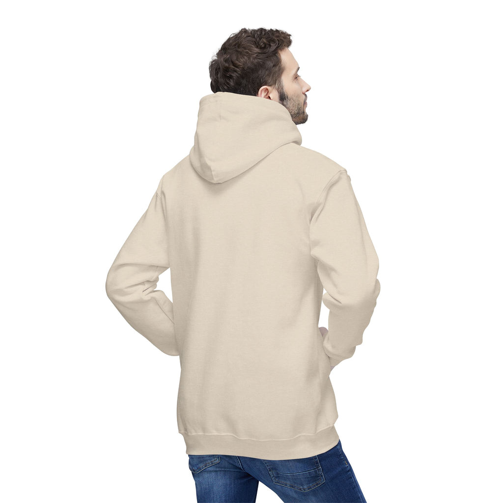 Classic White Hoodie — Made in USA Unisex Hooded Sweatshirt