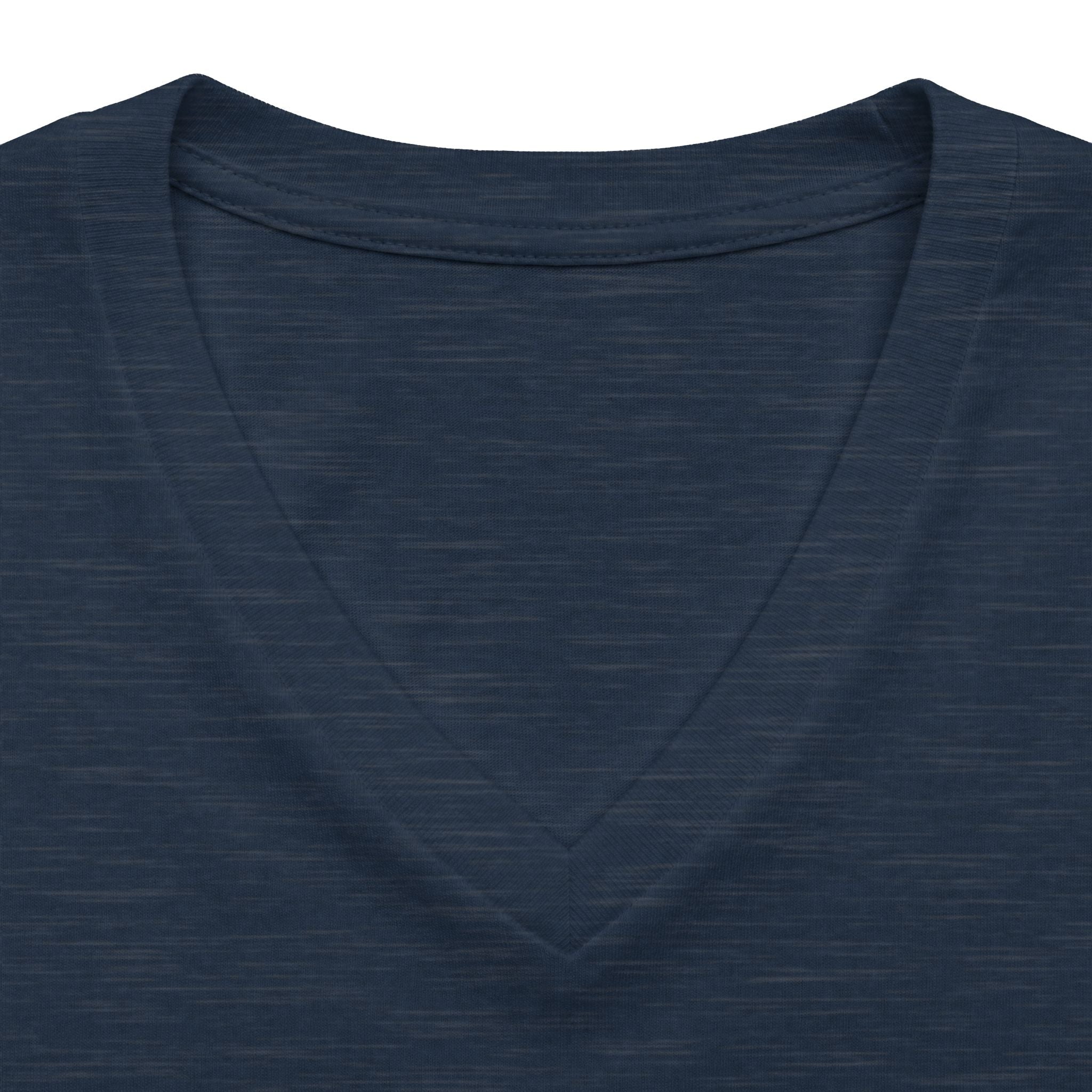Women's Relaxed Heather CVC V-Neck Tee
