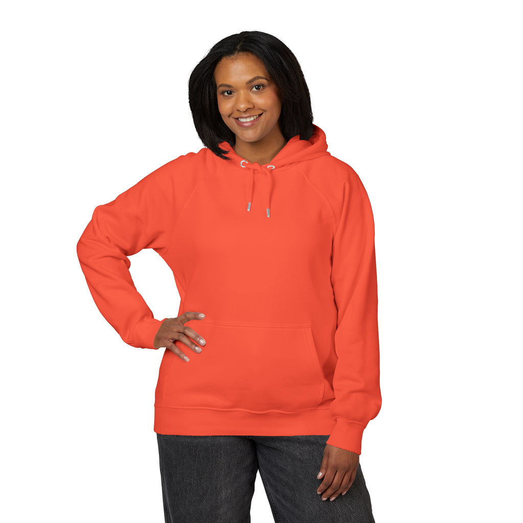 Eco Raglan Hoodie — Embroidered Sustainable Pullover