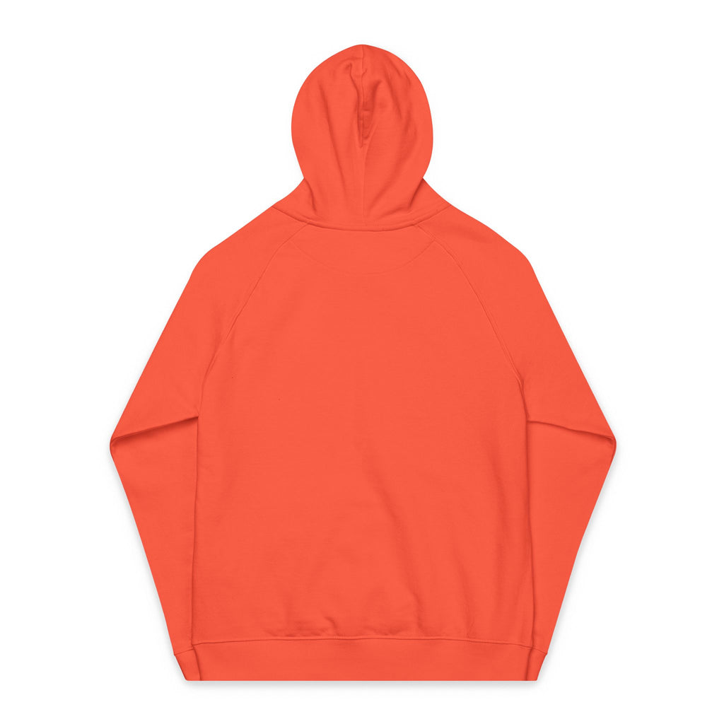 Eco Raglan Hoodie — Embroidered Sustainable Pullover