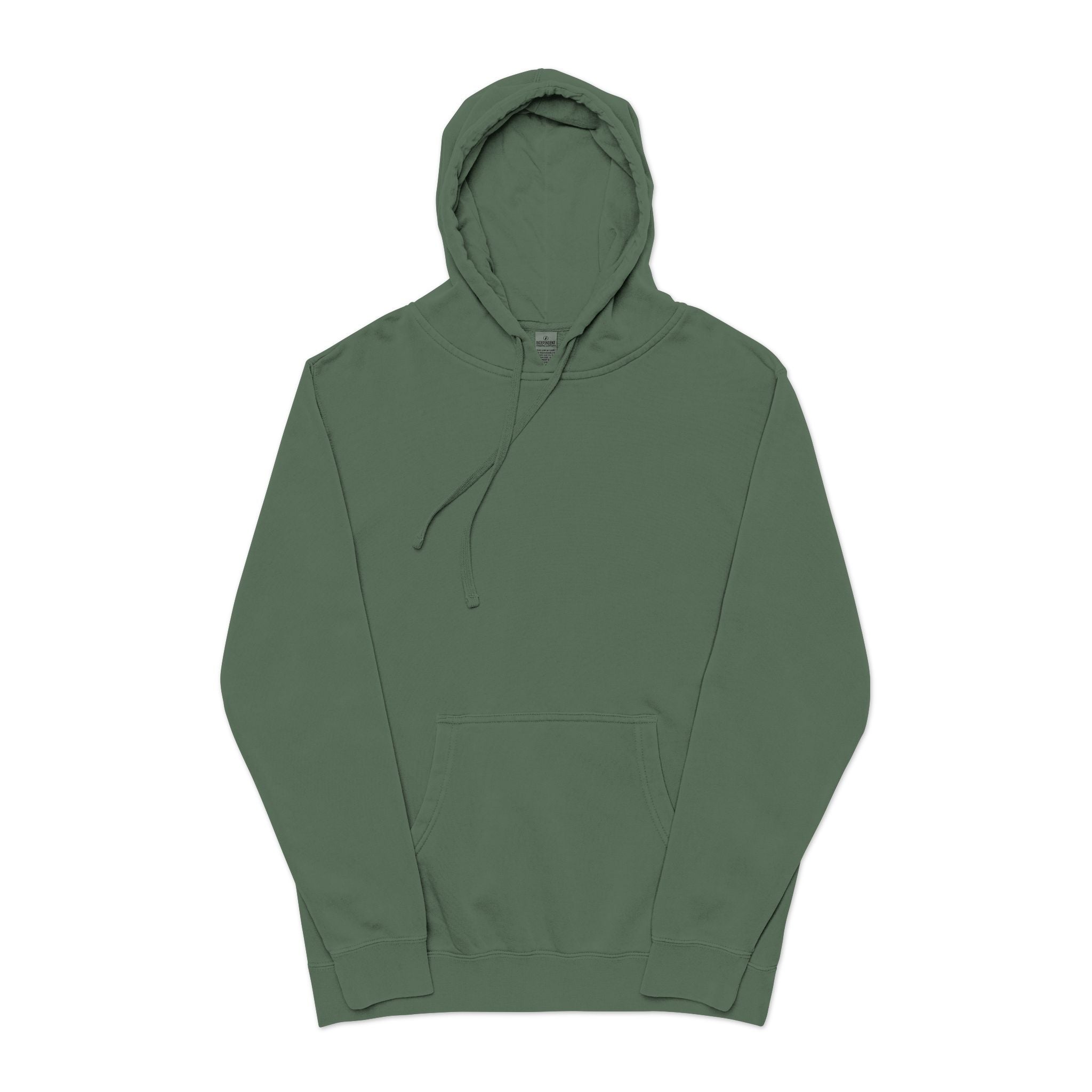Pigment-Dyed Hoodie — Washed Blush Pullover Hooded Sweatshirt