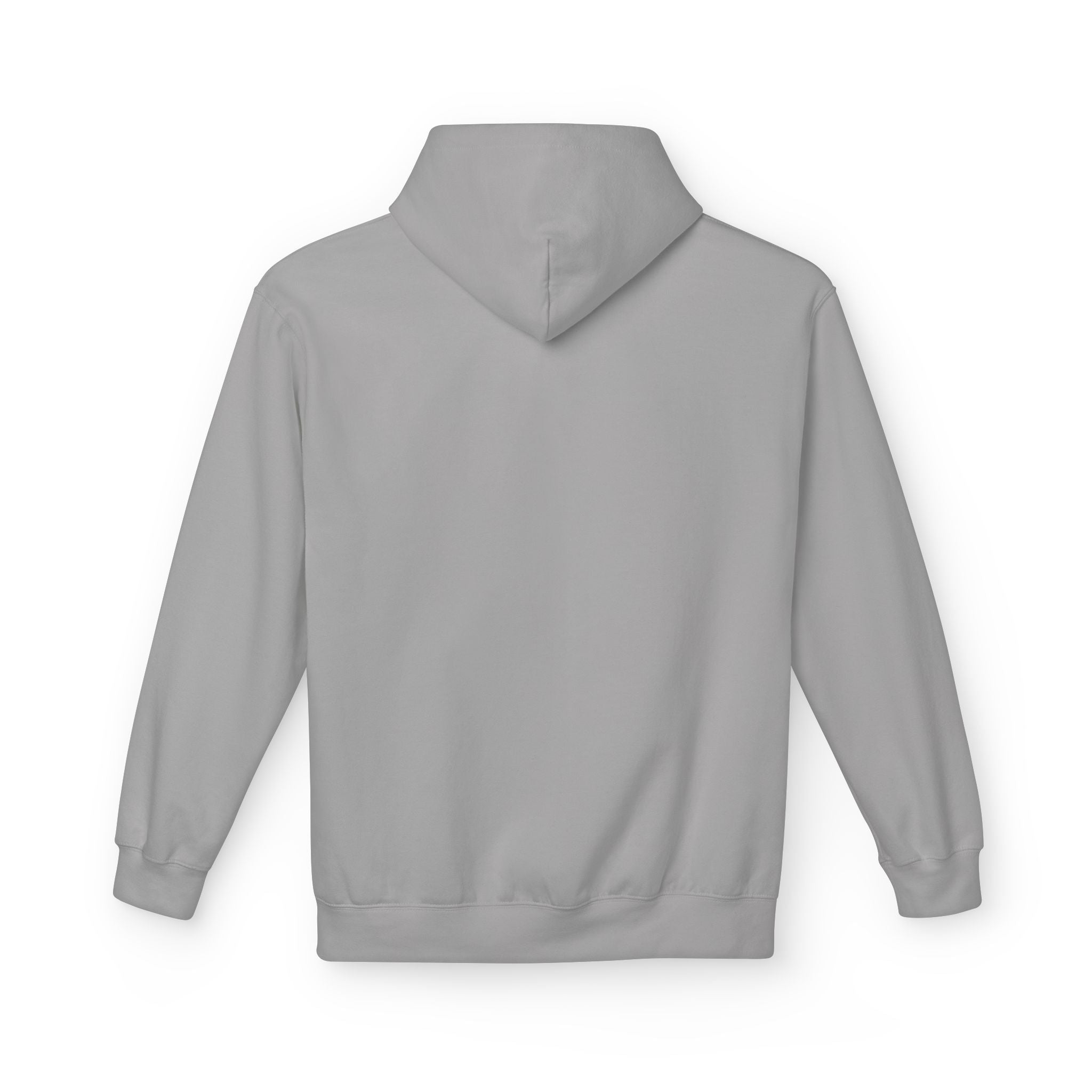 Classic White Fleece Hoodie – Soft Midweight Pullover