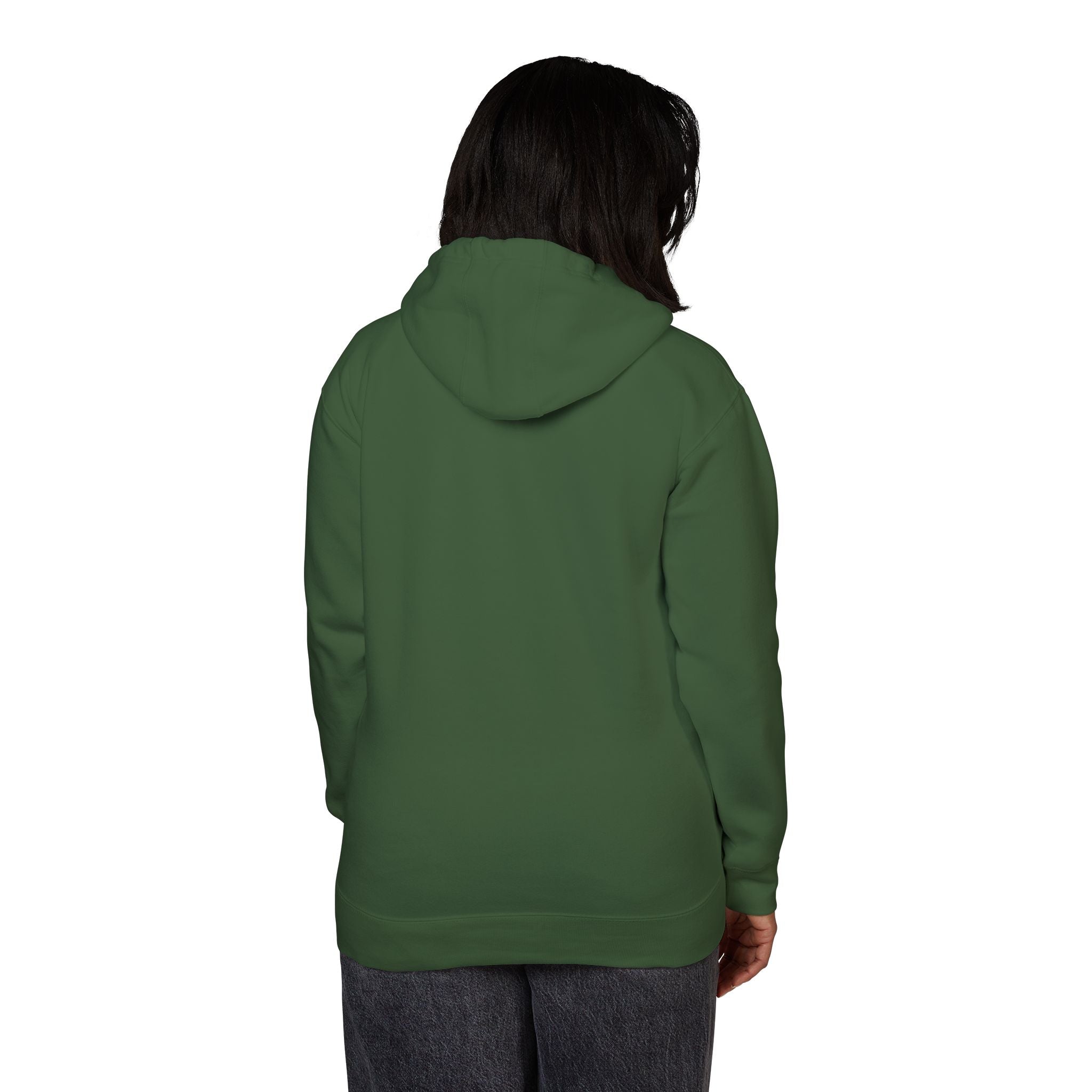 White Fleece Hoodie – Minimal Classic Pullover Hooded Sweatshirt