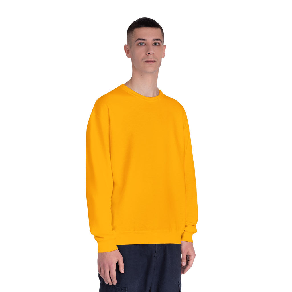 Classic White Crewneck Sweatshirt — Unisex Pullover