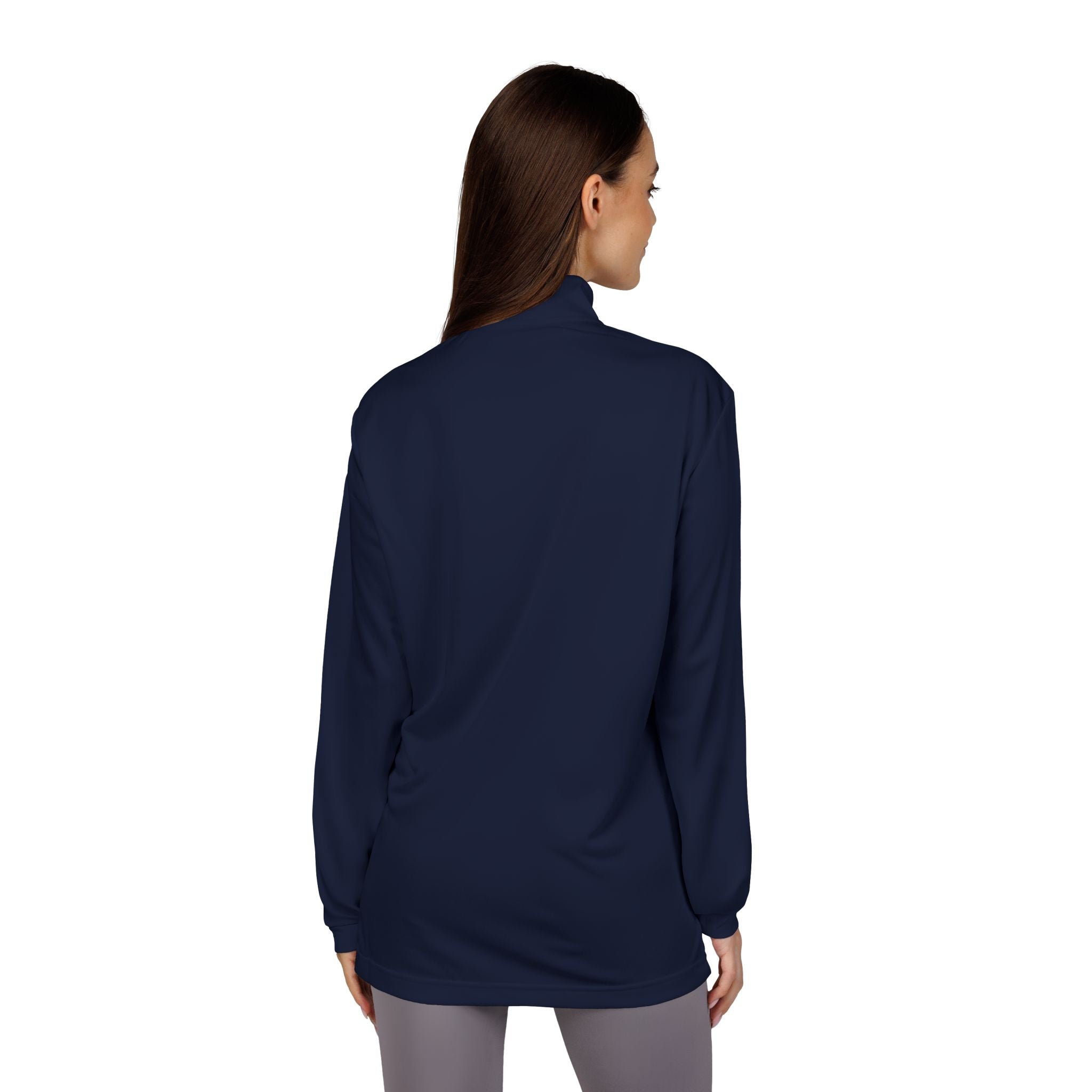 Adidas Quarter-Zip Pullover – Embroidered Performance Top
