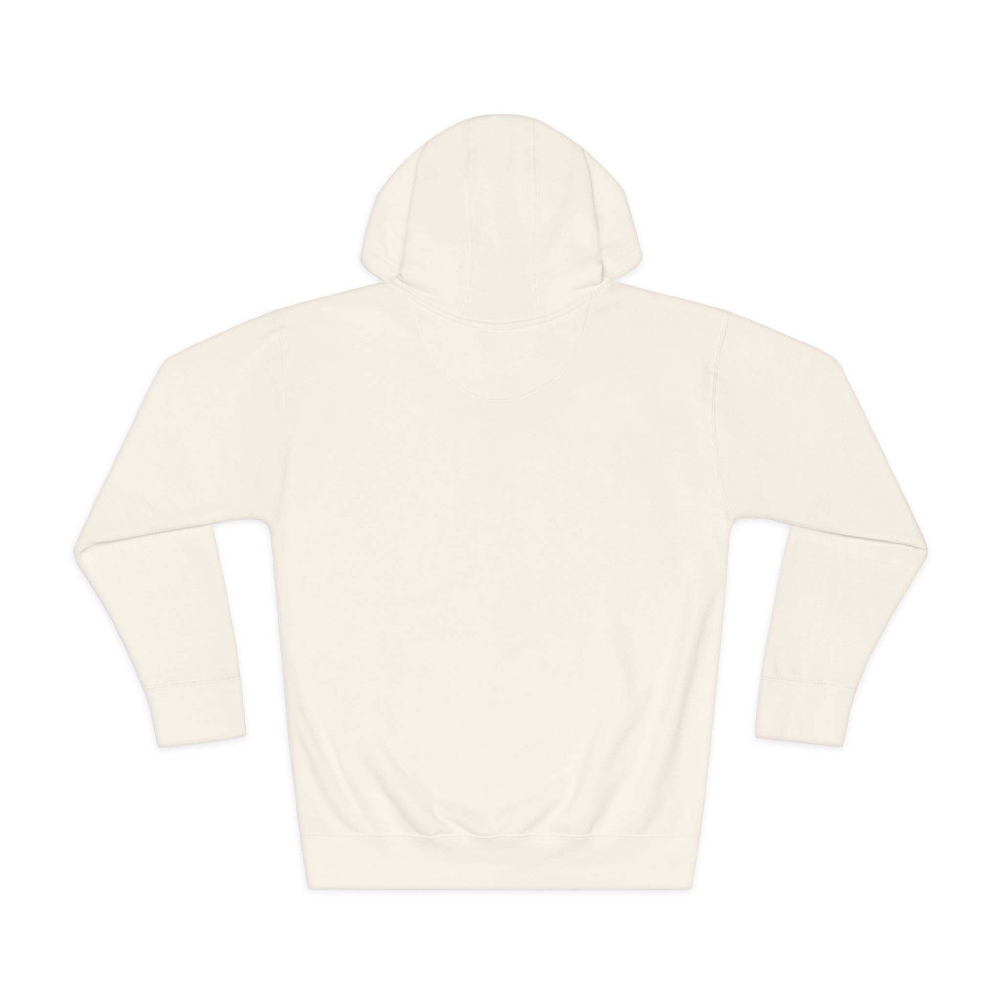 White Fleece Hoodie – Minimal Classic Pullover Hooded Sweatshirt