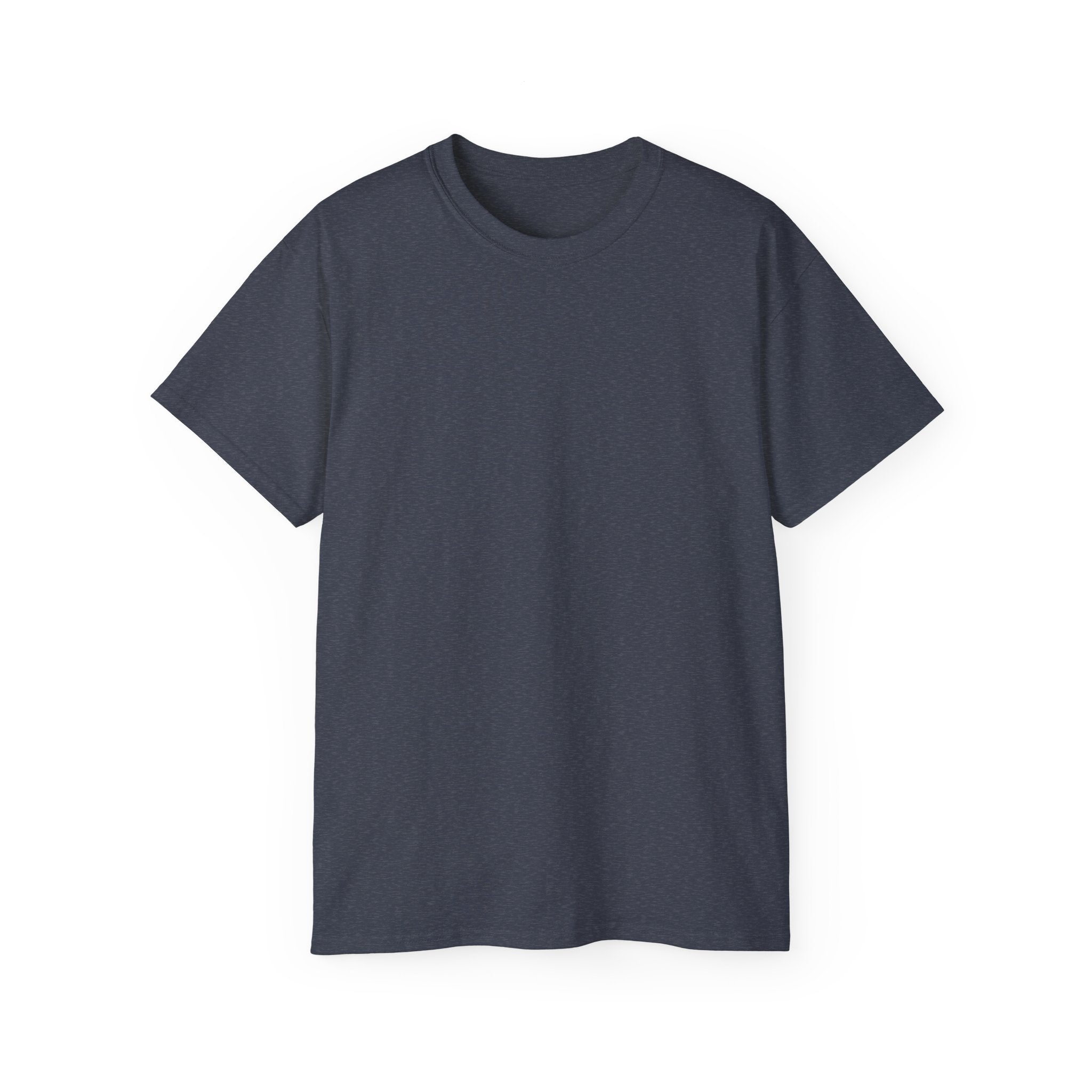 Classic White Cotton Tee - Plain Crewneck Shirt