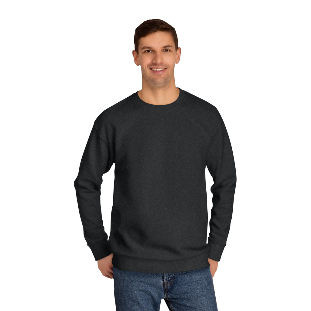 Crewneck Sweatshirt – Classic Coral Crew Sweatshirt, Cozy Everyday Pullover