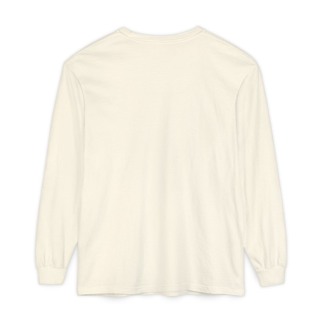Long Sleeve T-Shirt — Classic White Garment-Dyed Tee