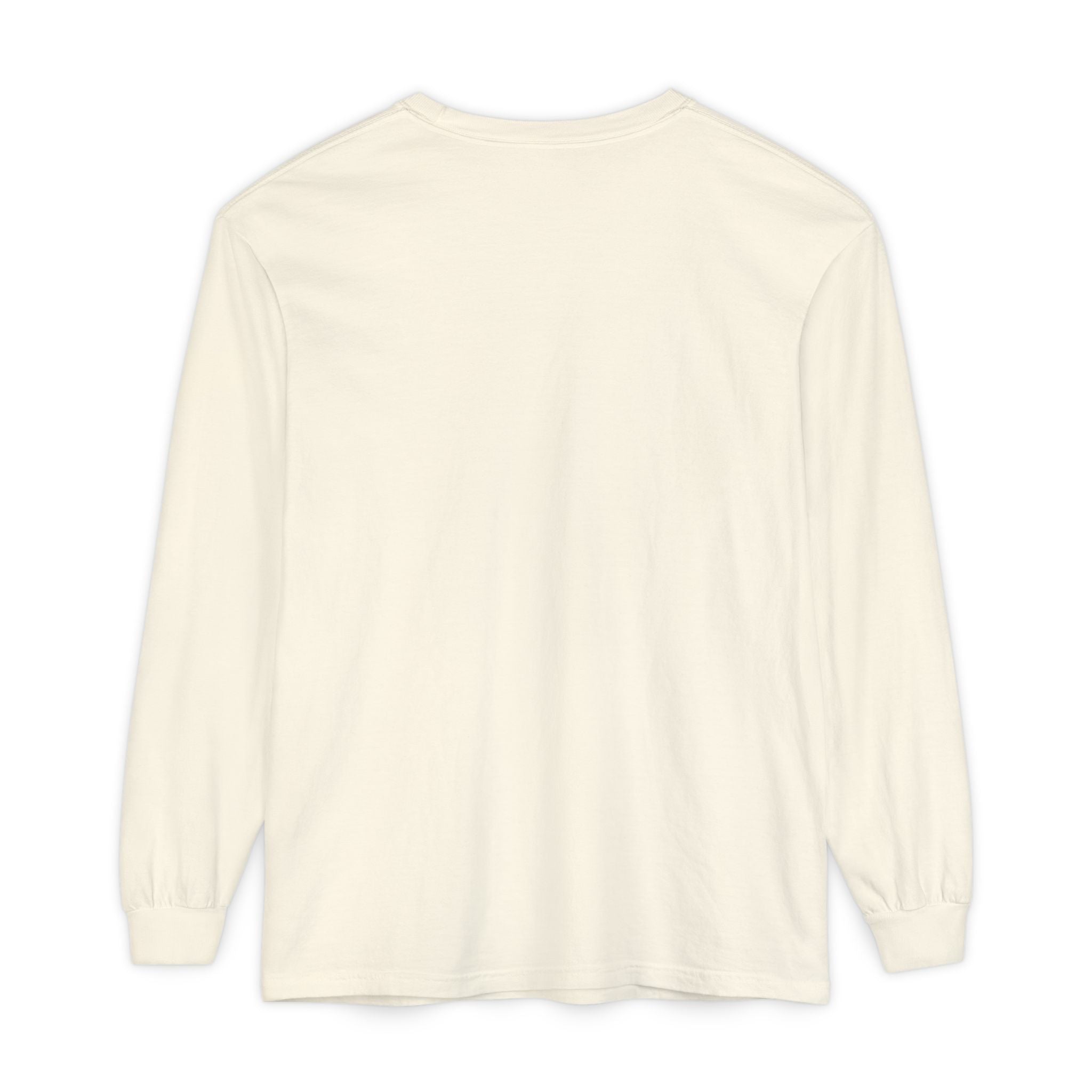 Long Sleeve T-Shirt — Classic White Garment-Dyed Tee