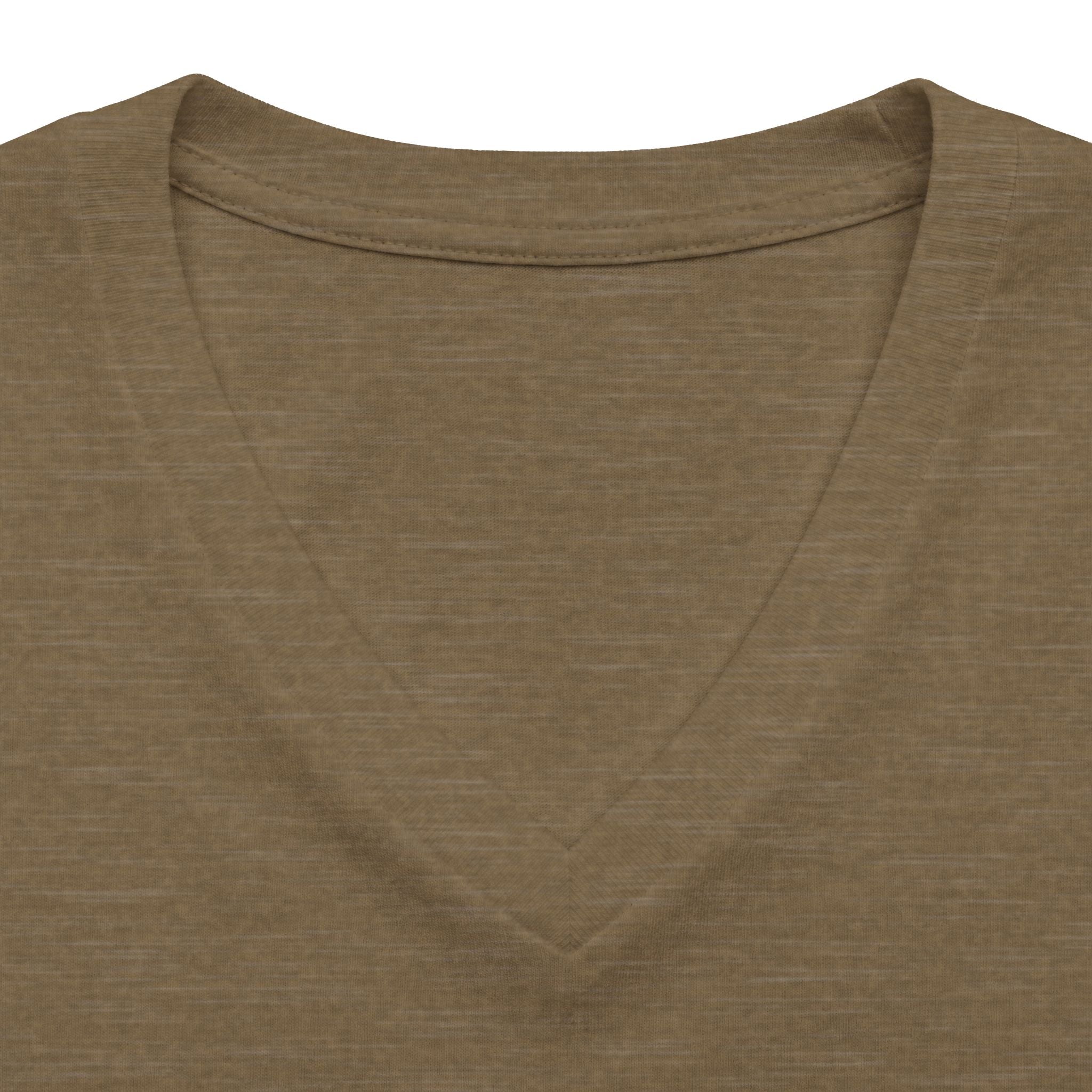 Women's Relaxed Heather CVC V-Neck Tee