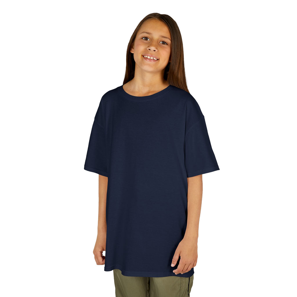 Kids T-Shirt — Plain White Heavy Cotton Tee for Boys & Girls