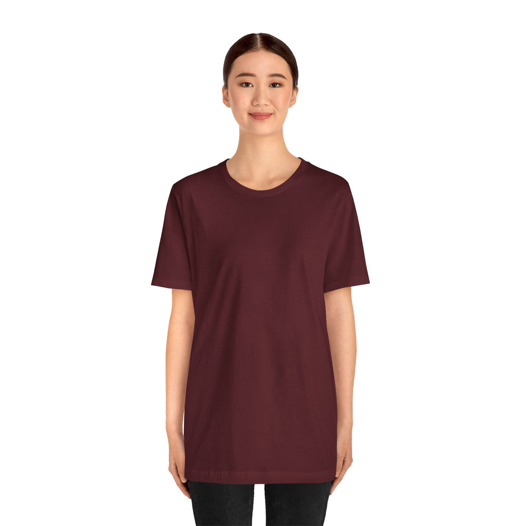 White Short Sleeve Tee — Minimal Classic Crewneck T-Shirt