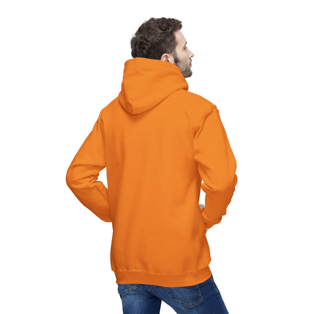 Classic White Hoodie — Made in USA Unisex Hooded Sweatshirt