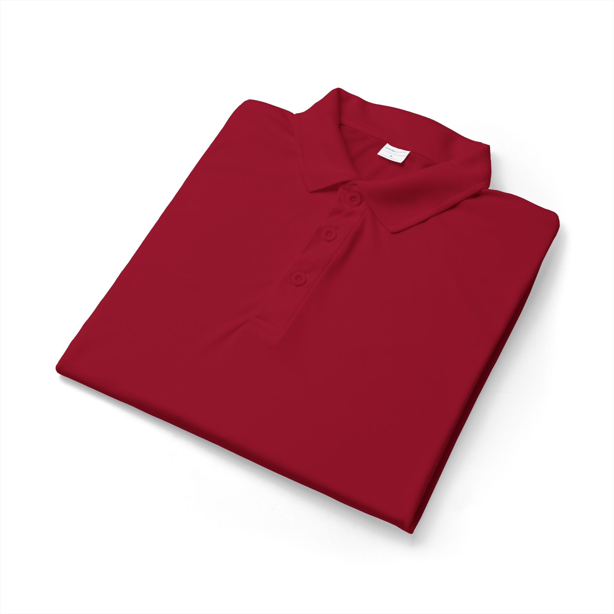 Men's White Performance Polo Shirt - Moisture-Wicking Sport-Tek Style