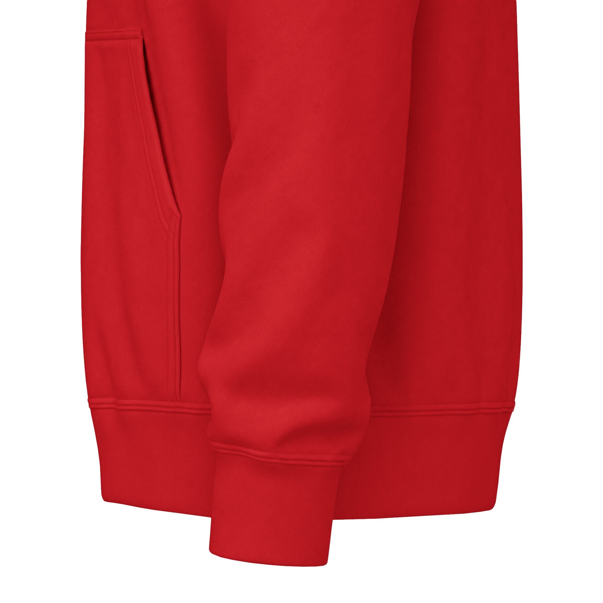 Classic White Fleece Hoodie – Soft Midweight Pullover