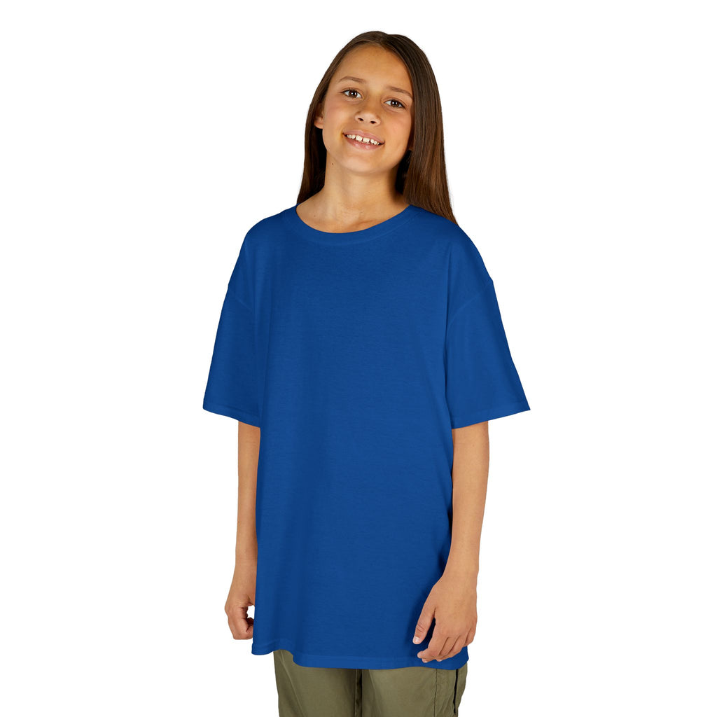 Kids T-Shirt — Plain White Heavy Cotton Tee for Boys & Girls